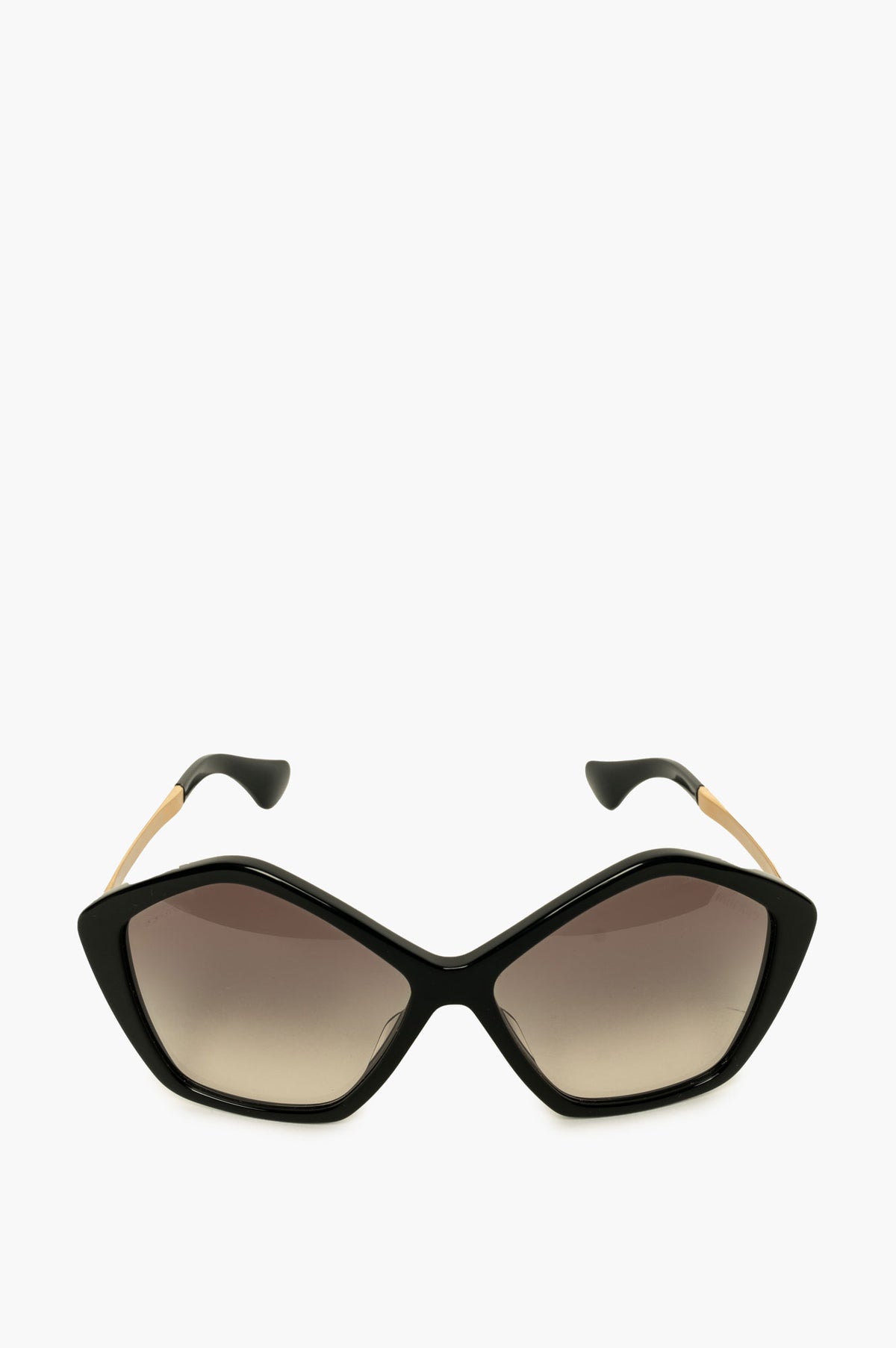 Miu Miu Black Pentagon Gradient SMU11N Sunglasses