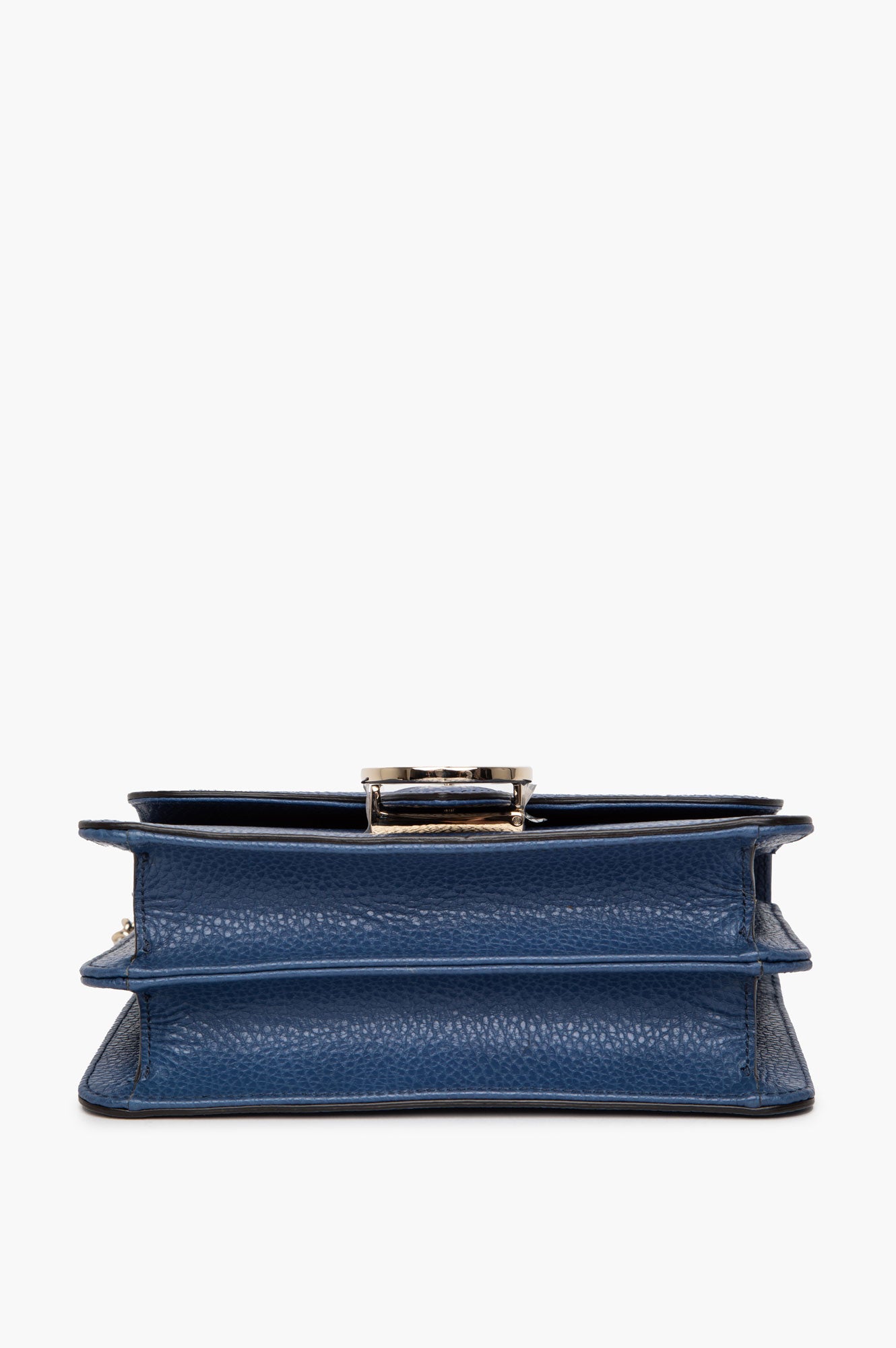 Gucci Blue Dollar Calfskin Interlocking G Crossbody Bag