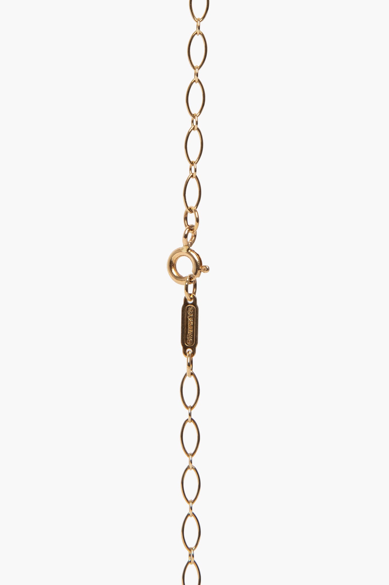 Tiffany & Co. 18K Gold & Sterling Silver Heart Keys Necklace