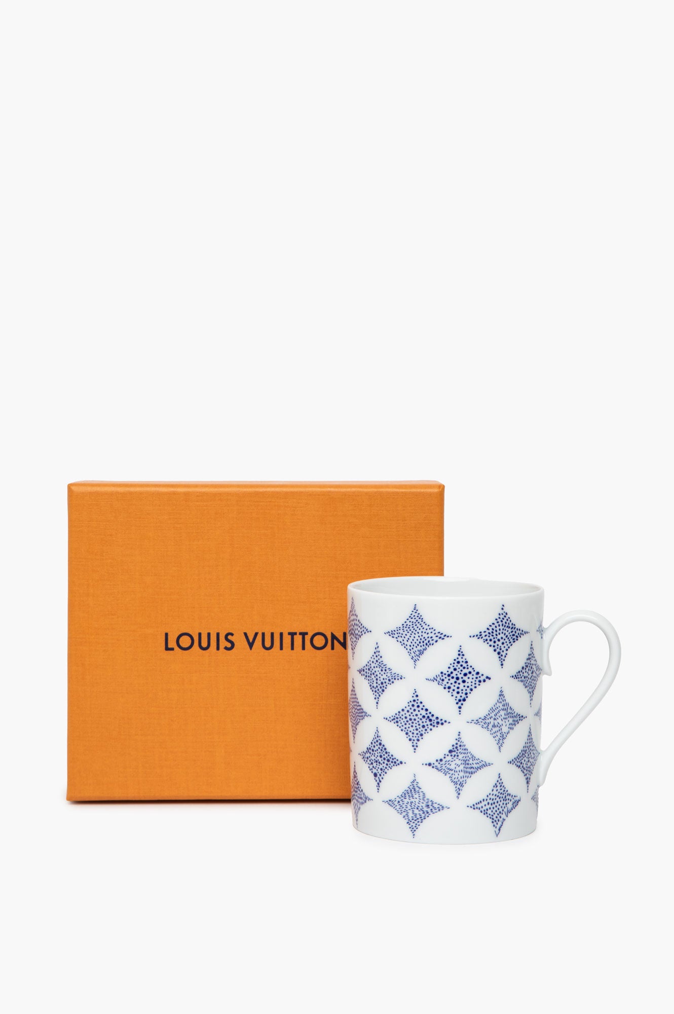 Louis Vuitton Porcelain Blue Constellation Mug