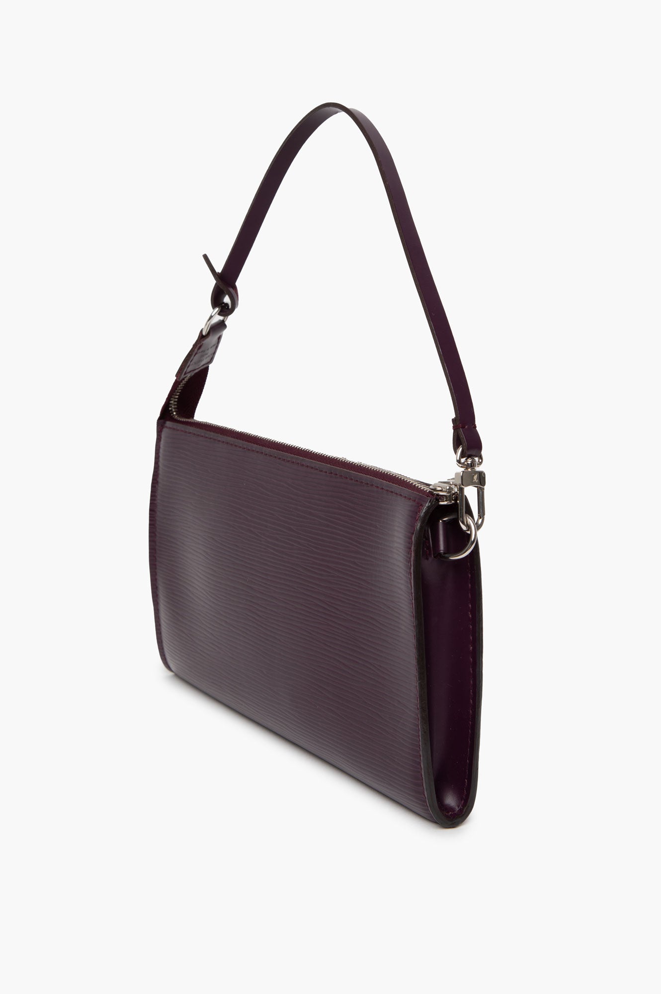 Louis Vuitton Purple Epi Pochette With Strap