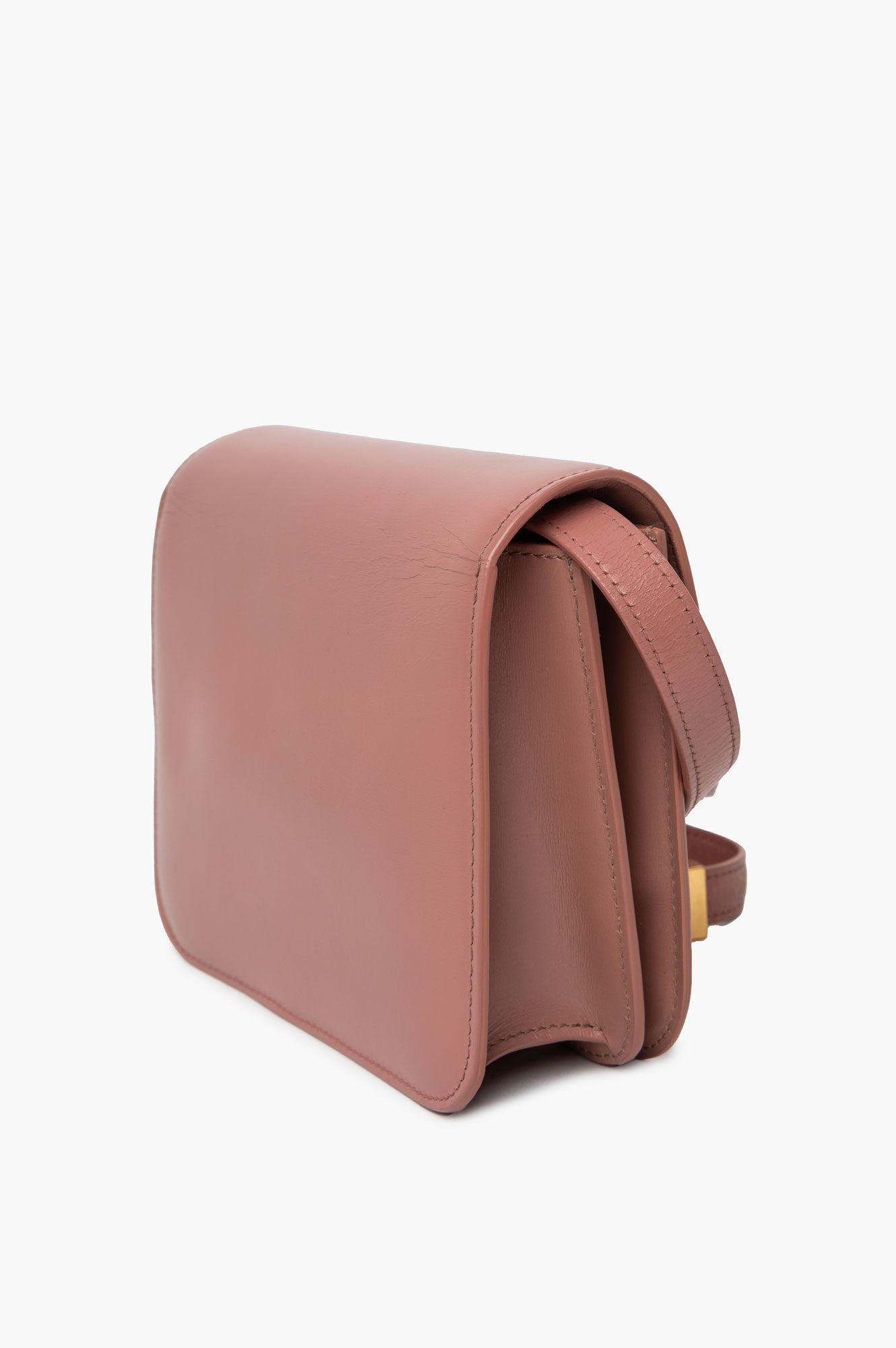 Celine Antique Rose Calfskin Teen Classic Box Bag