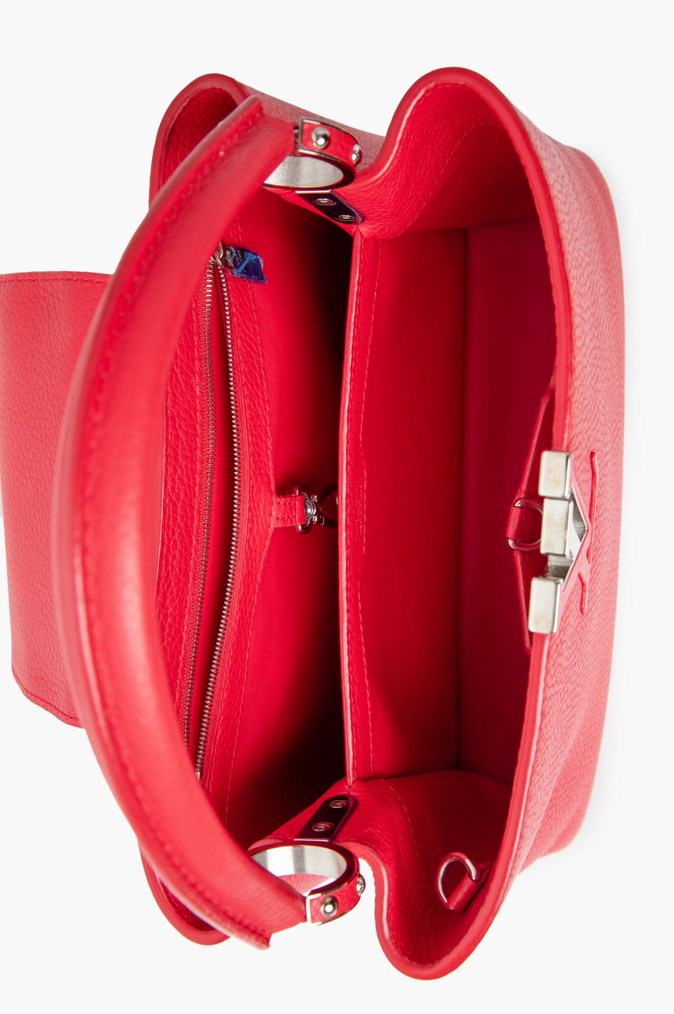 Louis Vuitton Taurillon Capucines PM Red