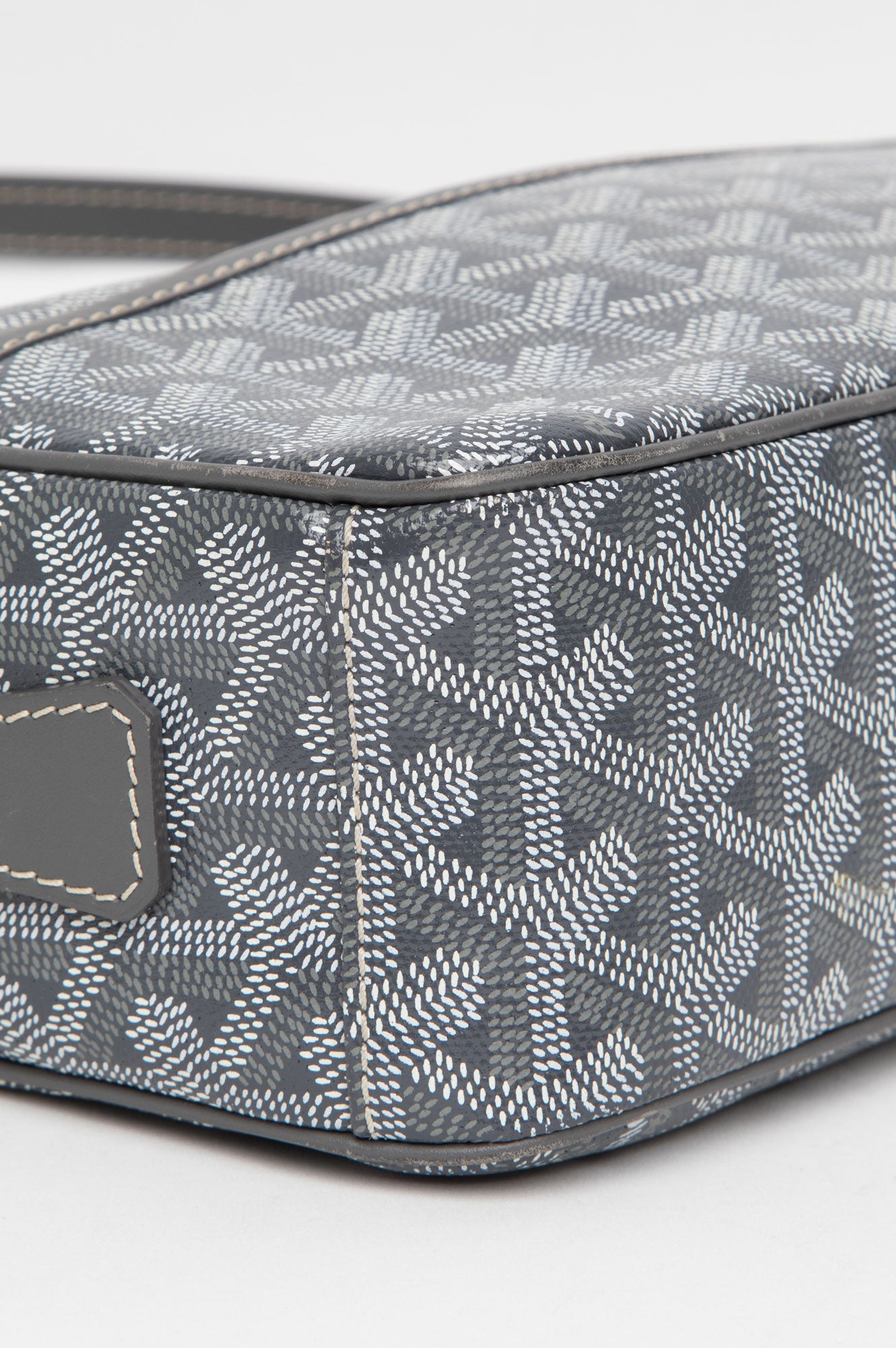 Goyard Grey Goyardine Cap Vert PM Bag