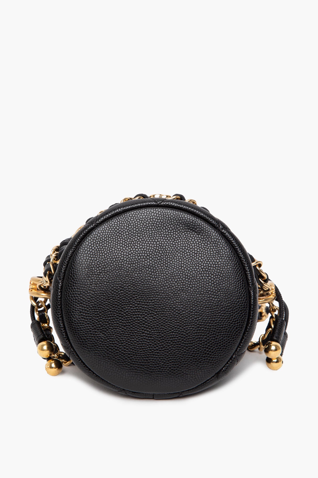 Chanel Black Caviar Mini Bucket Bag