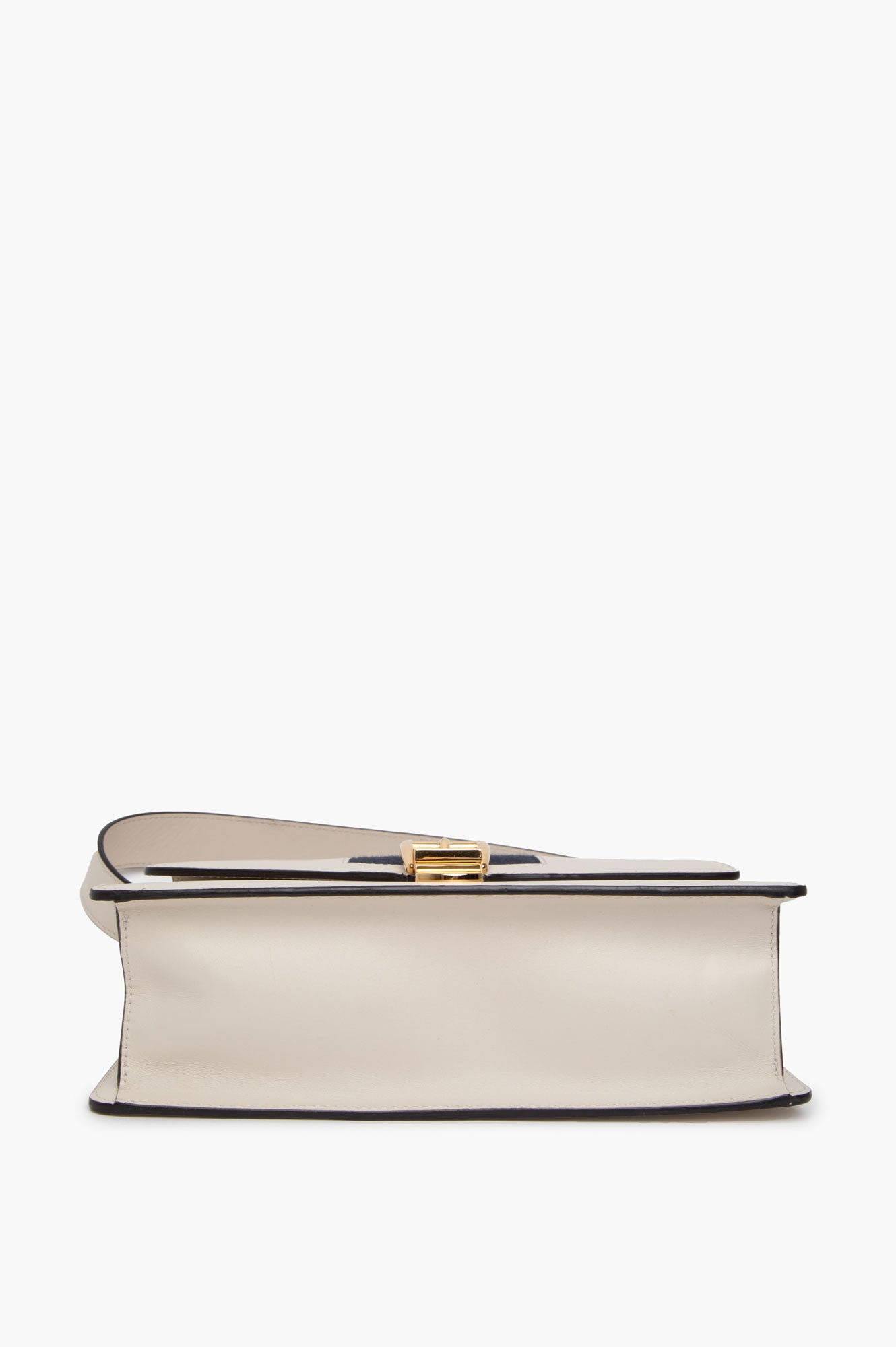 Gucci Medium White Leather Sylvie Shoulder Bag