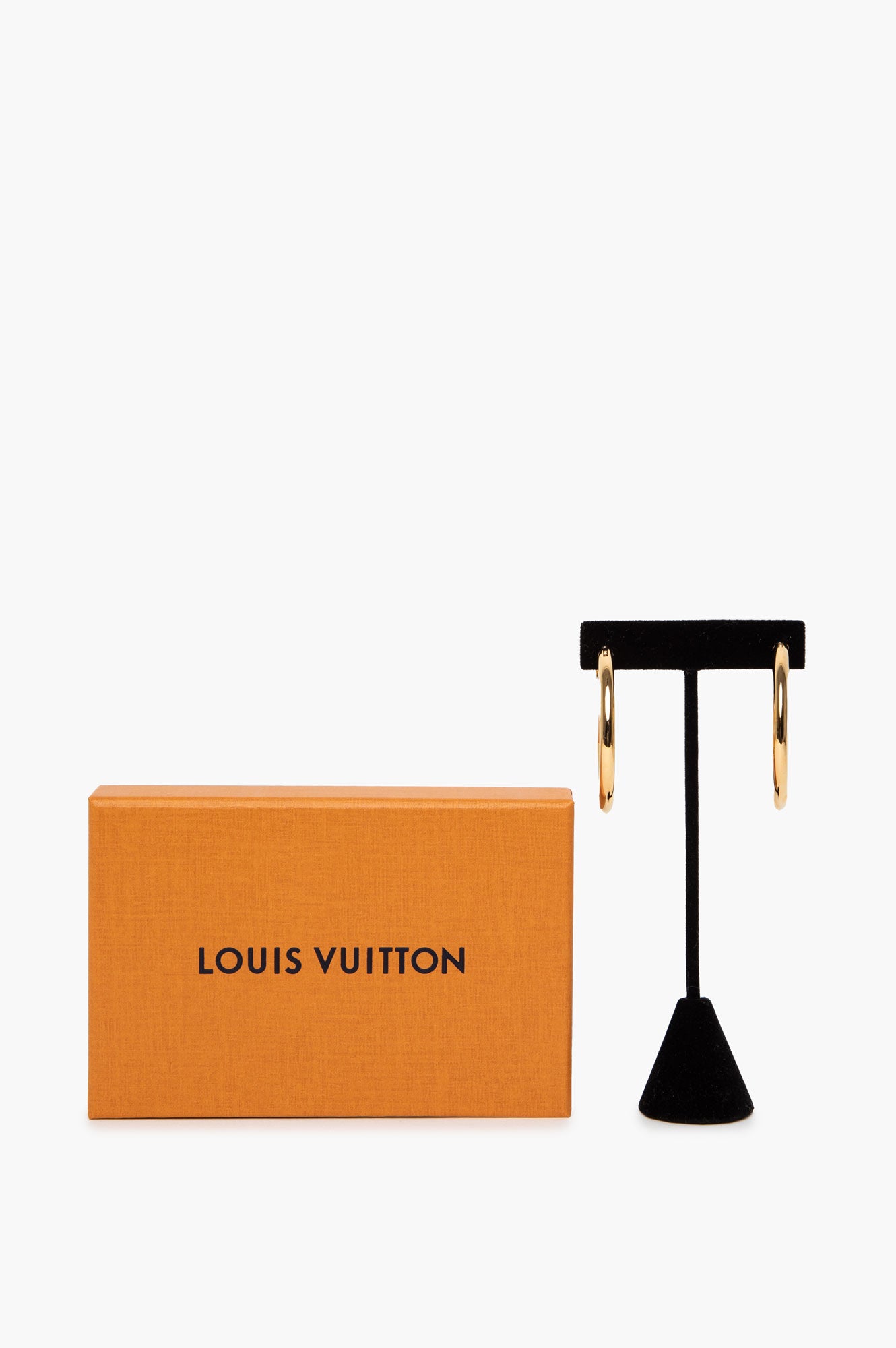 Louis Vuitton GM Louise Hoop Earrings