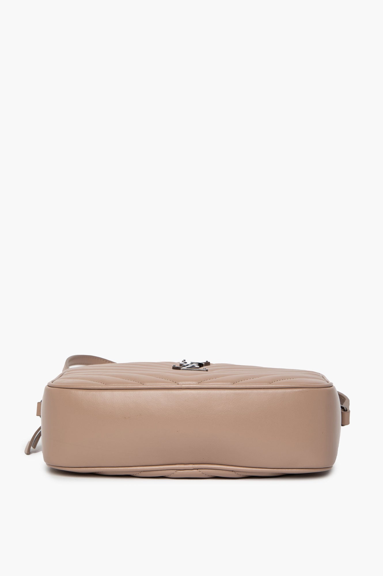 Saint Laurent Beige Quilted Leather Lou Camera Bag