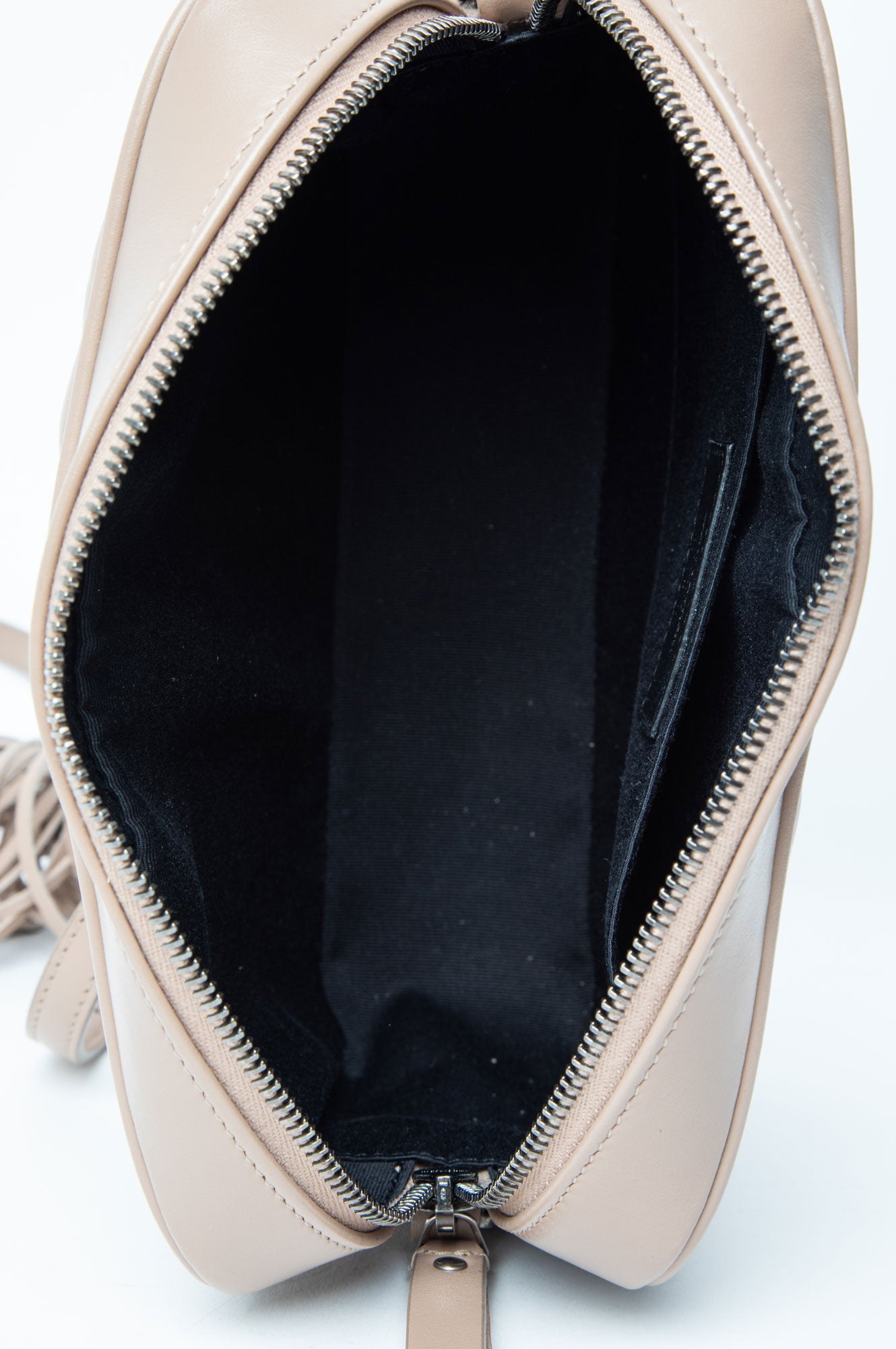 Saint Laurent Beige Quilted Leather Lou Camera Bag