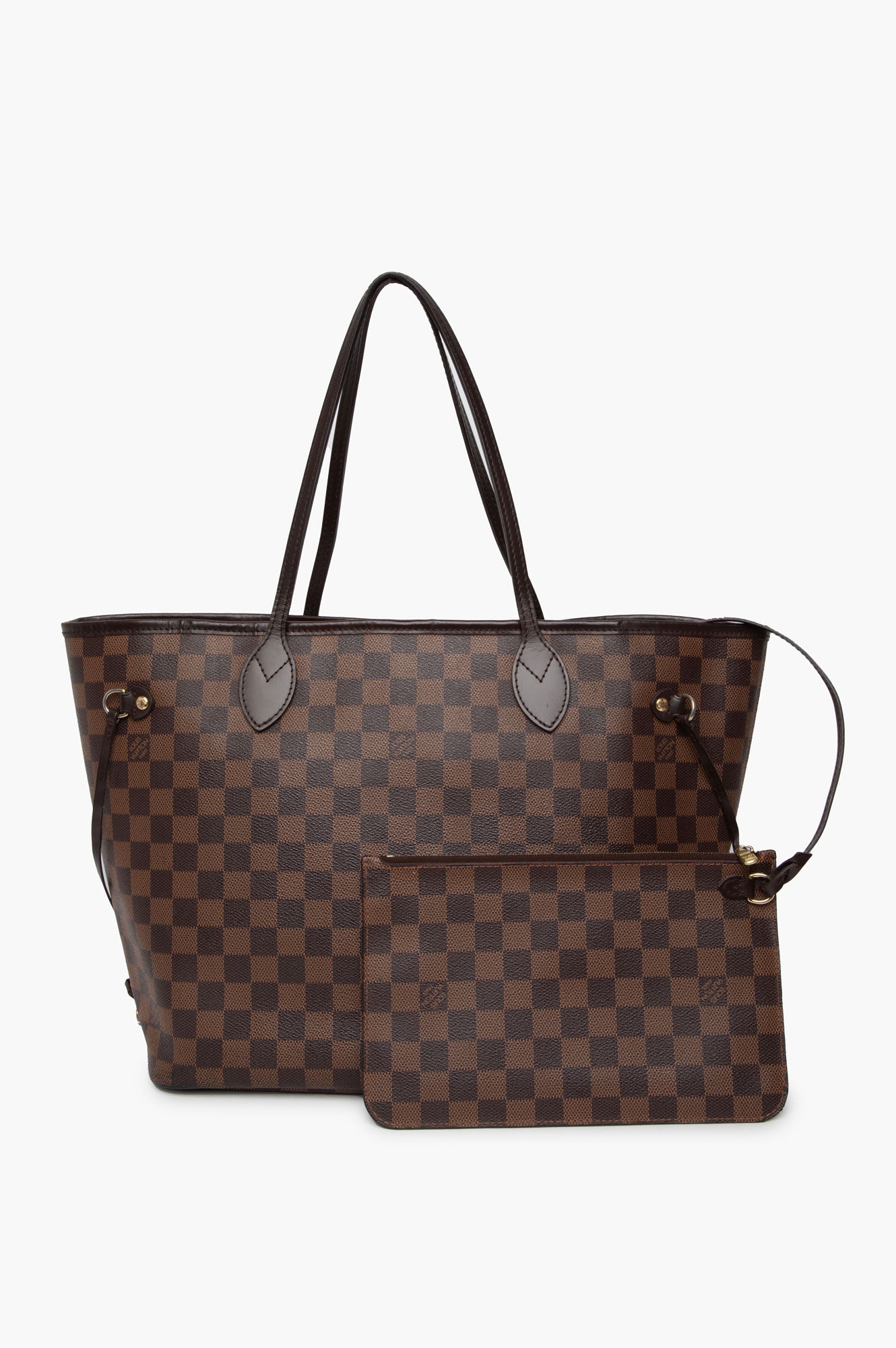 Louis Vuitton Damier Ebene Neverfull MM with Pouch