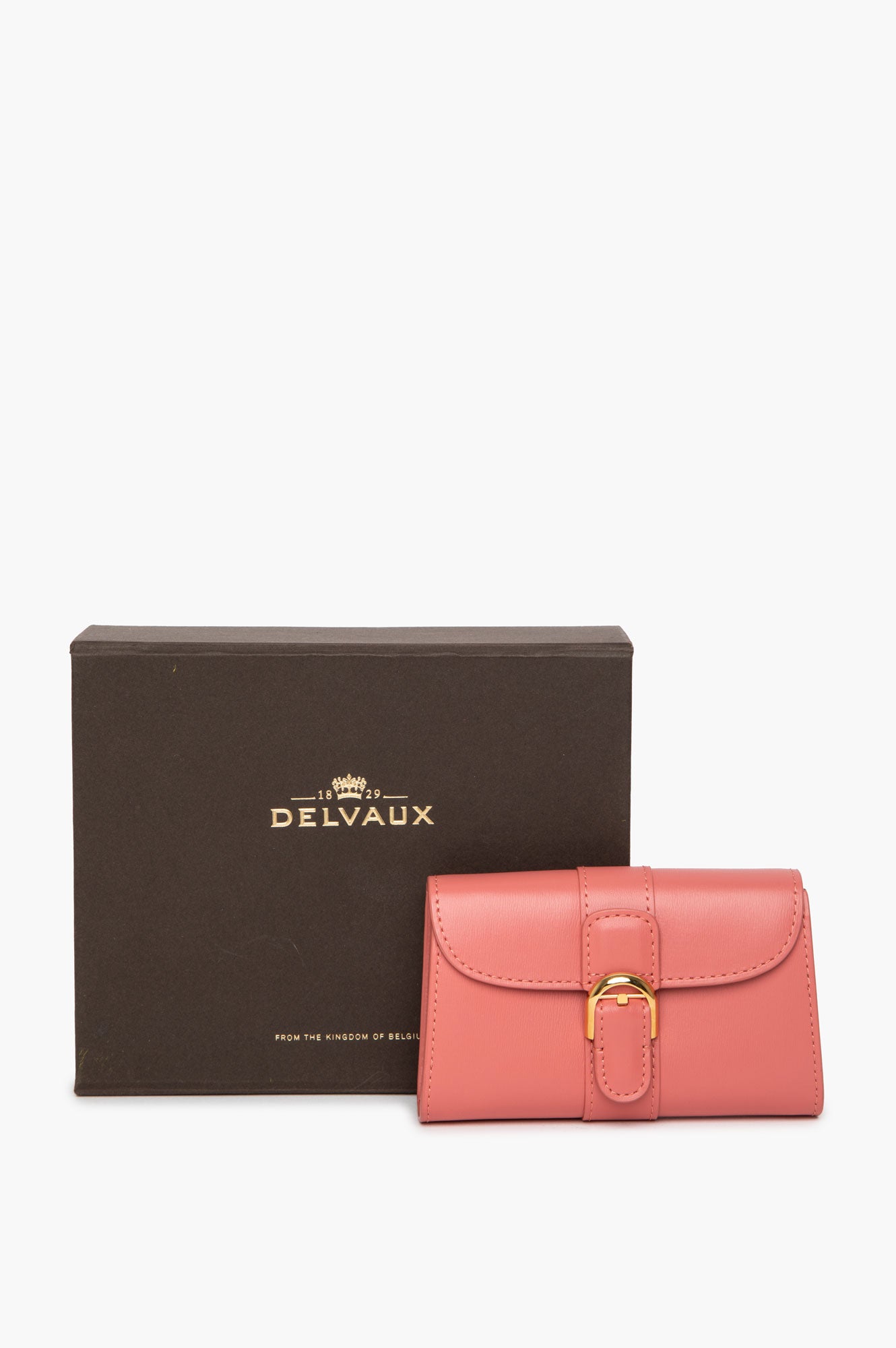 Delvaux Pink Brillant Card Holder