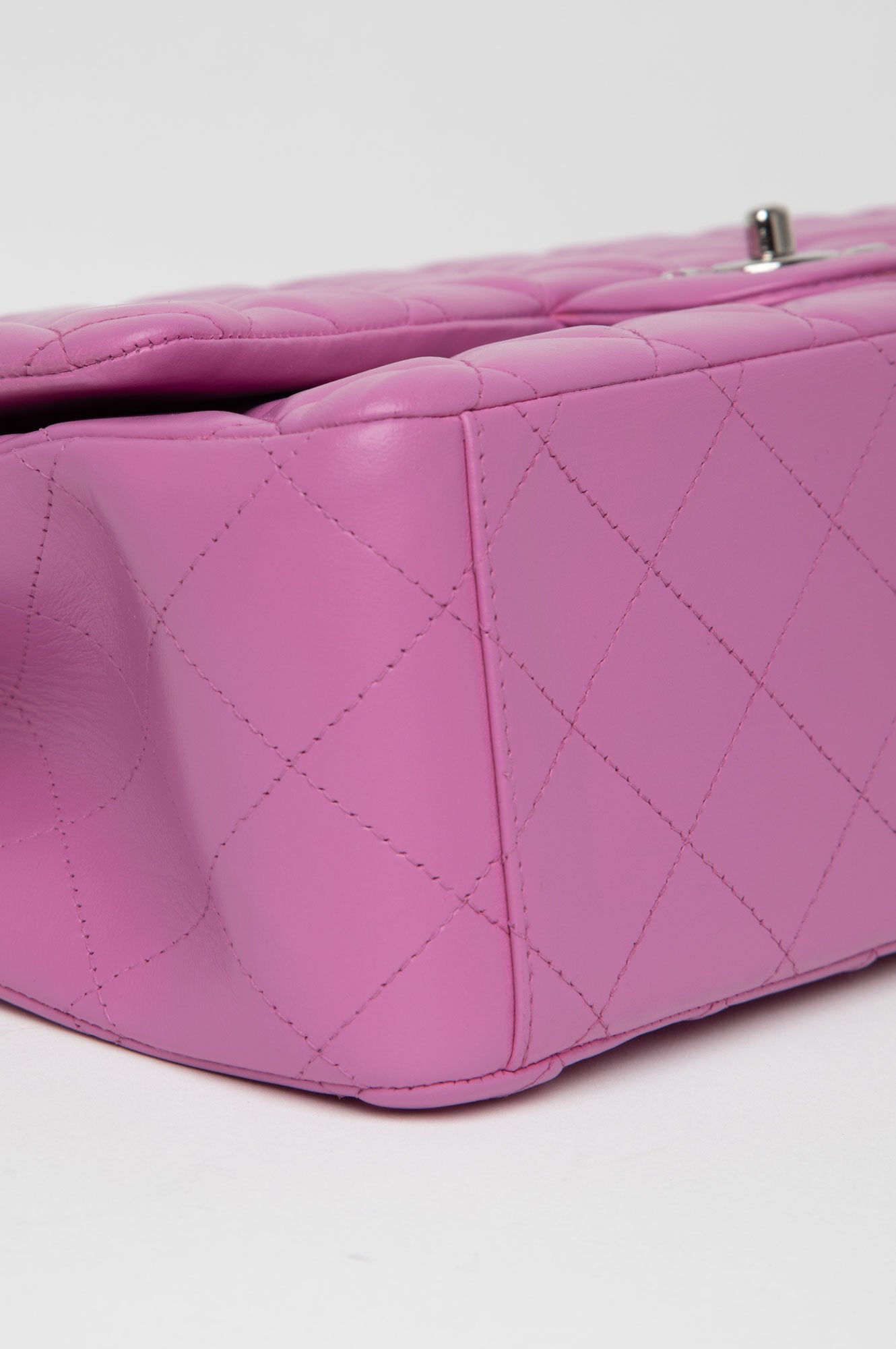 Chanel 2011 Lilac Maxi Lambskin Double Flap Bag