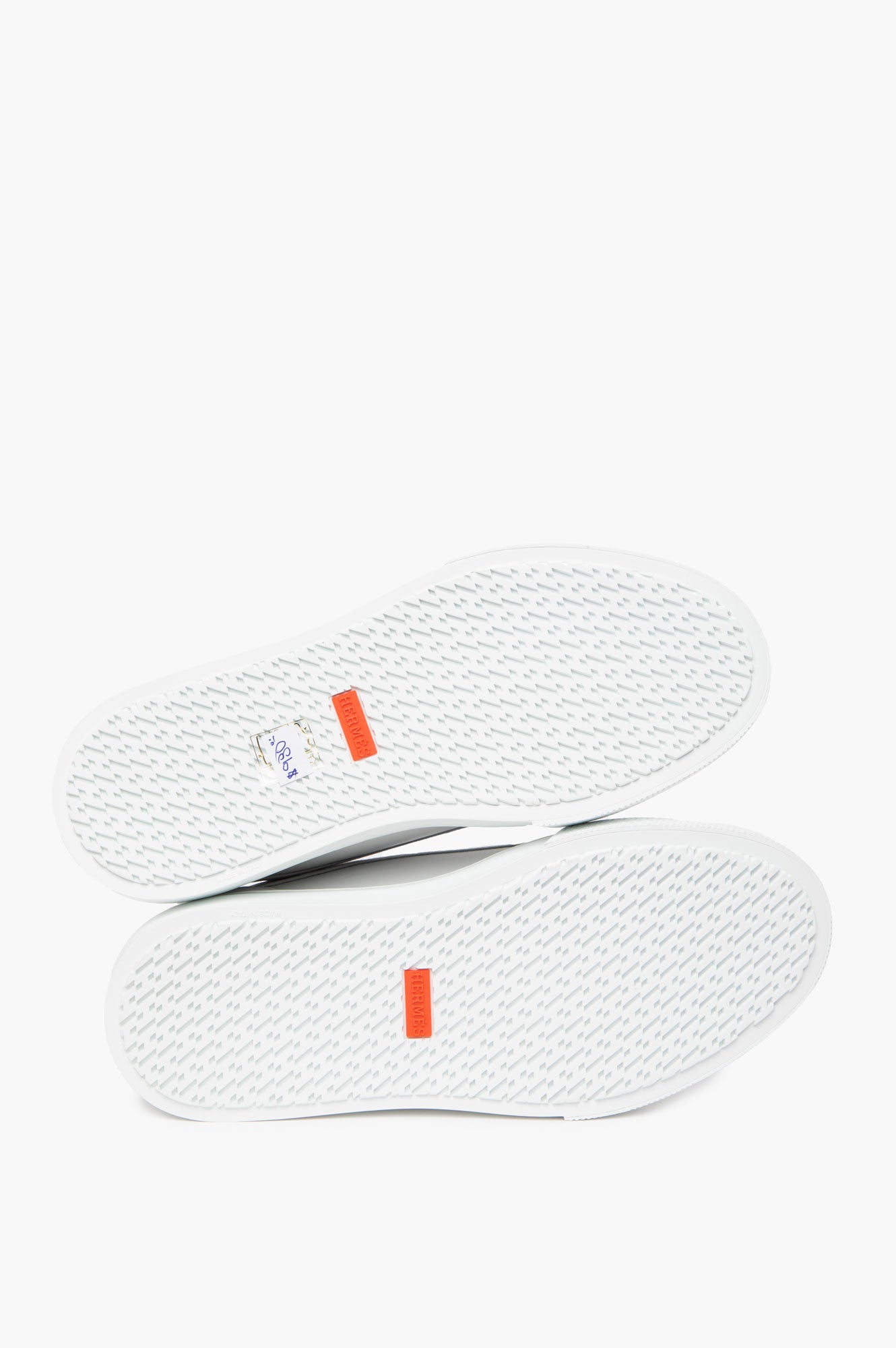 Hermès White Calfskin Get Sneakers Size 37