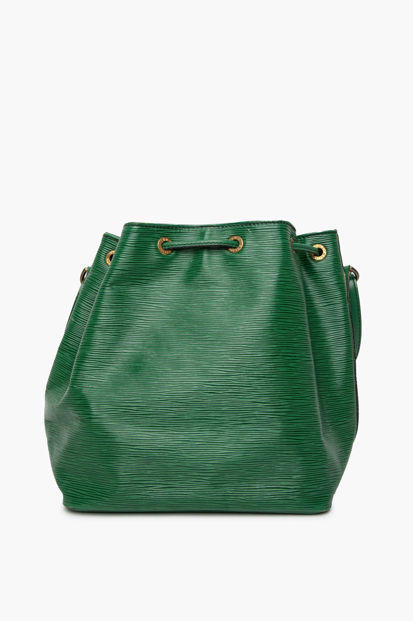Louis Vuitton Vintage Borneo Green Epi Leather Petit Noe Bucket Bag