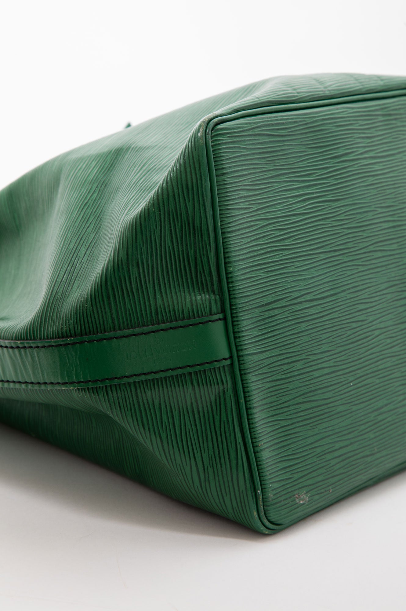 Louis Vuitton Vintage Borneo Green Epi Leather Petit Noe Bucket Bag