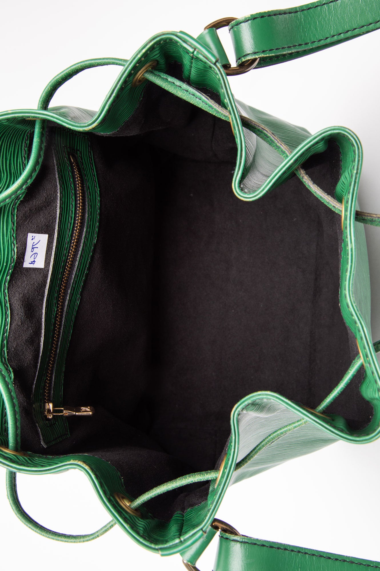 Louis Vuitton Vintage Borneo Green Epi Leather Petit Noe Bucket Bag