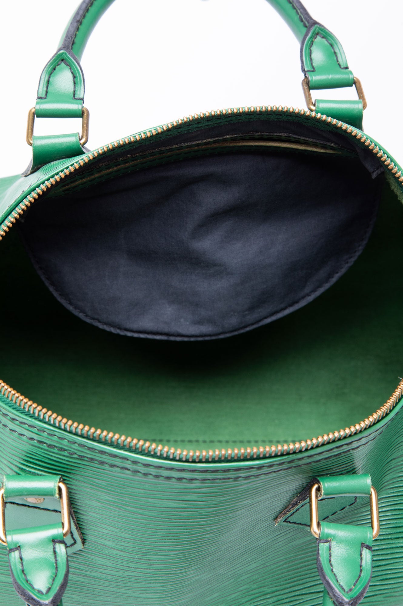 Louis Vuitton Vintage Borneo Green Epi Leather Speedy 30
