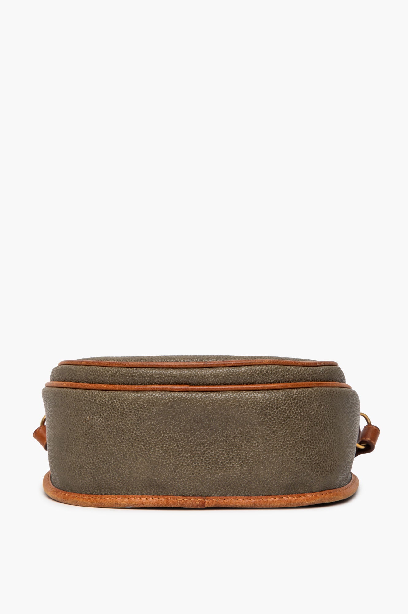 Pierre Balmain Vintage Green Leather Crossbody Bag