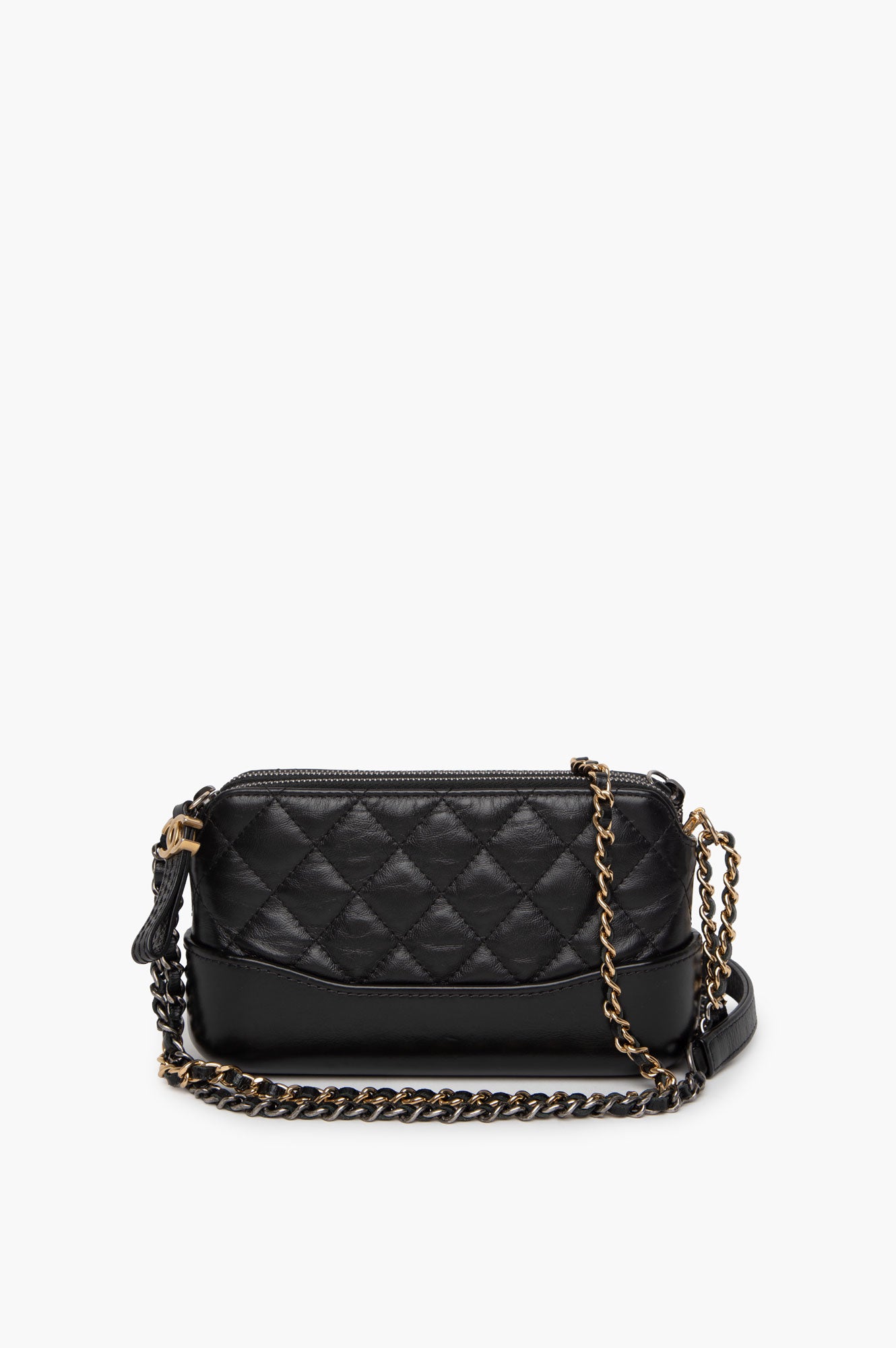 Chanel Black Mini Gabrielle Wallet on Chain