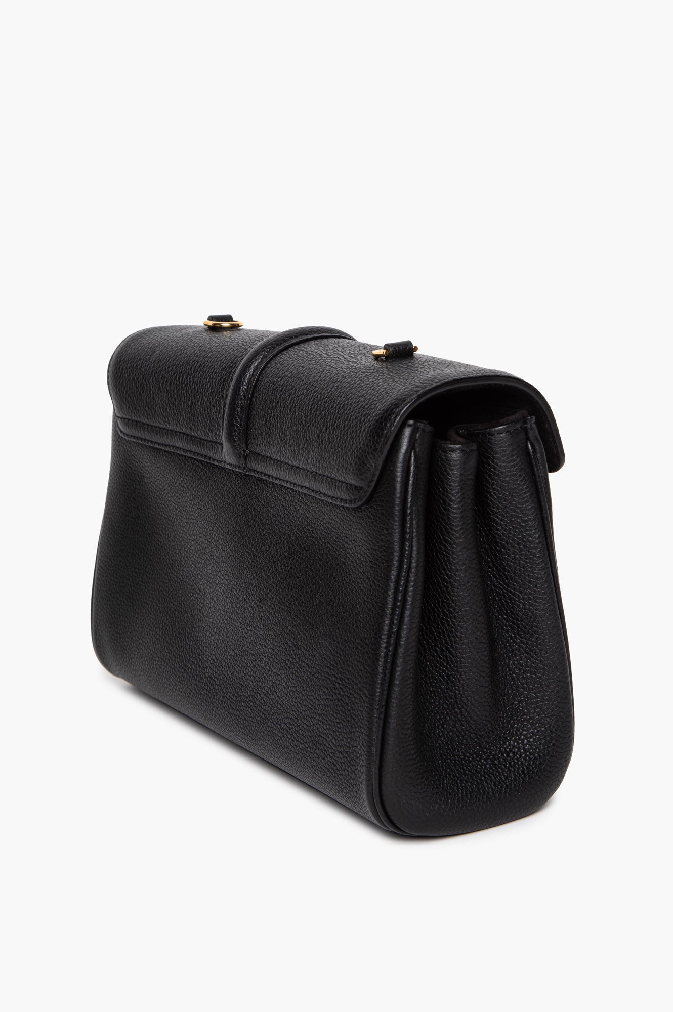 Celine Black Grained Leather Teen Soft 16 Bag