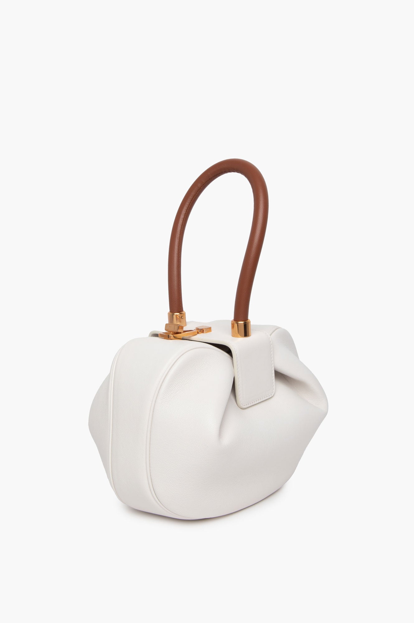 Gabriela Hearst White Nina Handle Bag