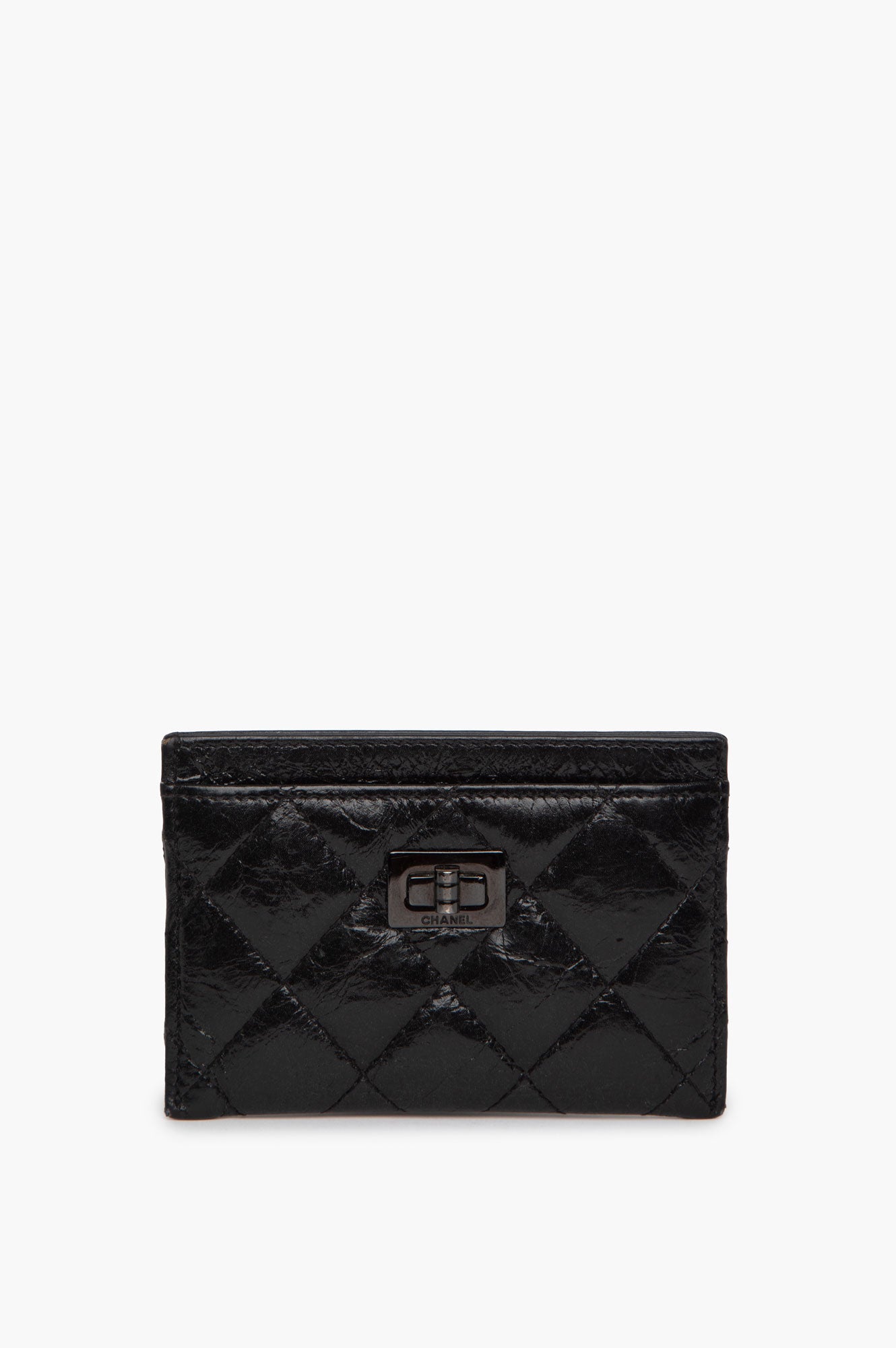 Chanel Black Boy Cradholder
