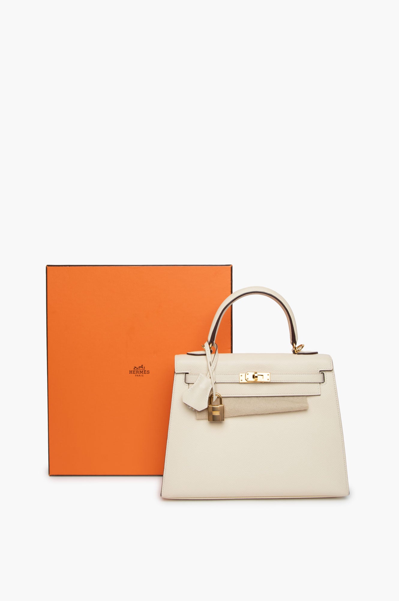Hermes Nata Epsom Kelly 25 Sellier GHW Bag