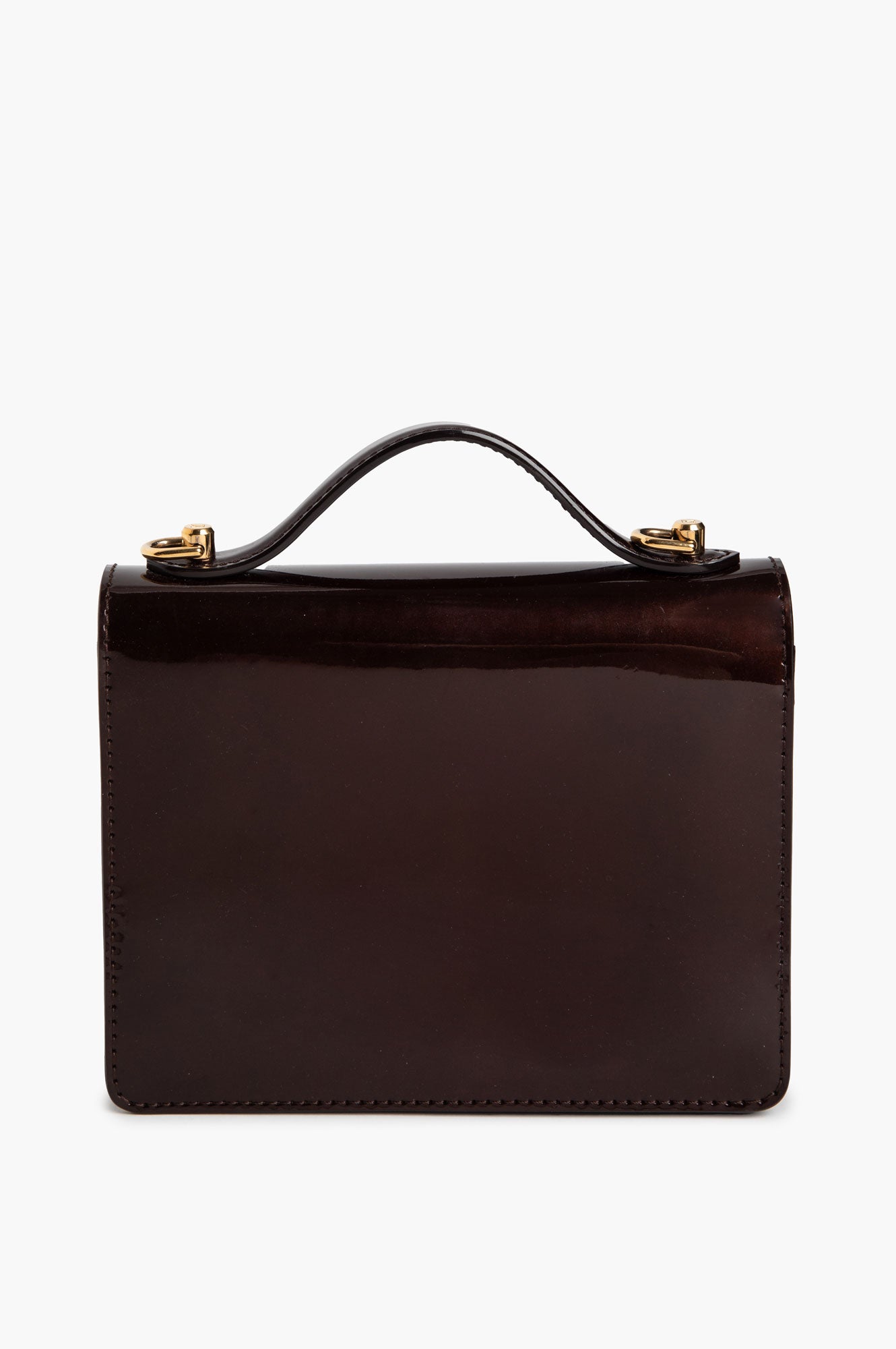 Louis Vuitton Amarante Vernis BB Monceau Satchel