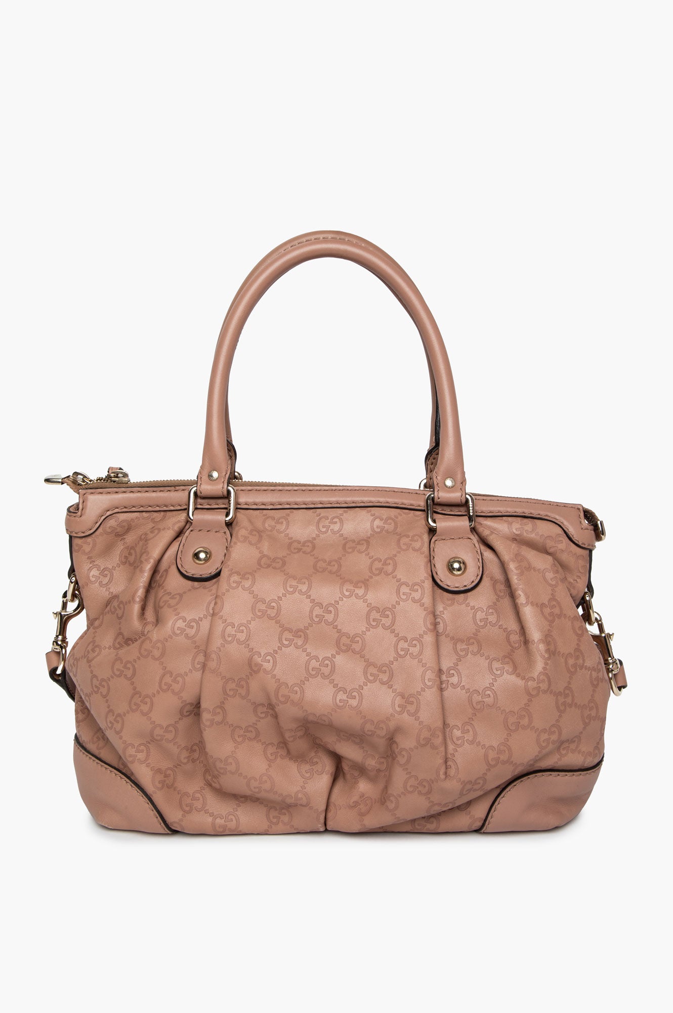 Gucci Pink Guccissima Monogram Leather Sukey Bag