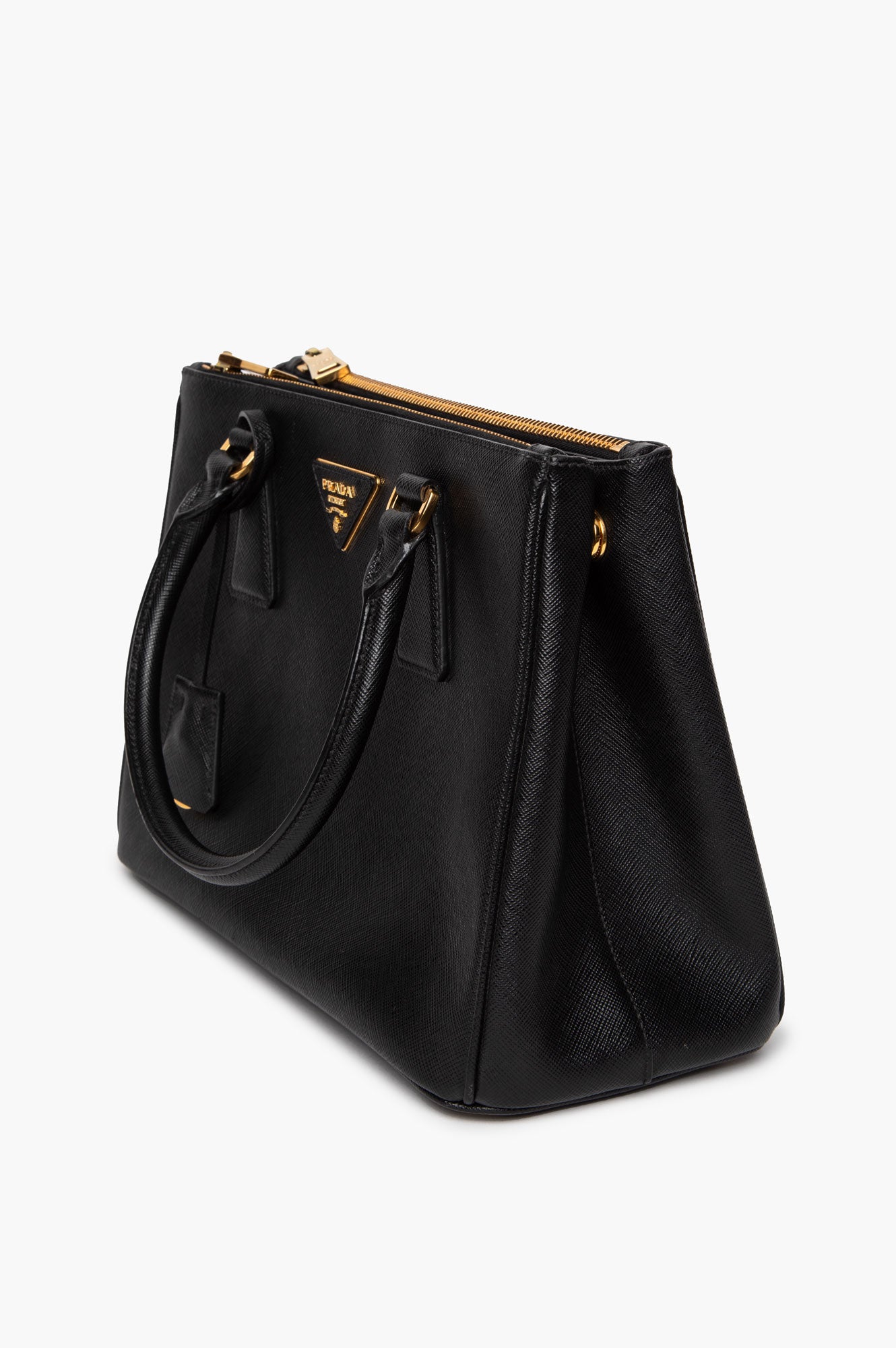 Prada Black Saffiano Medium Galleria Bag