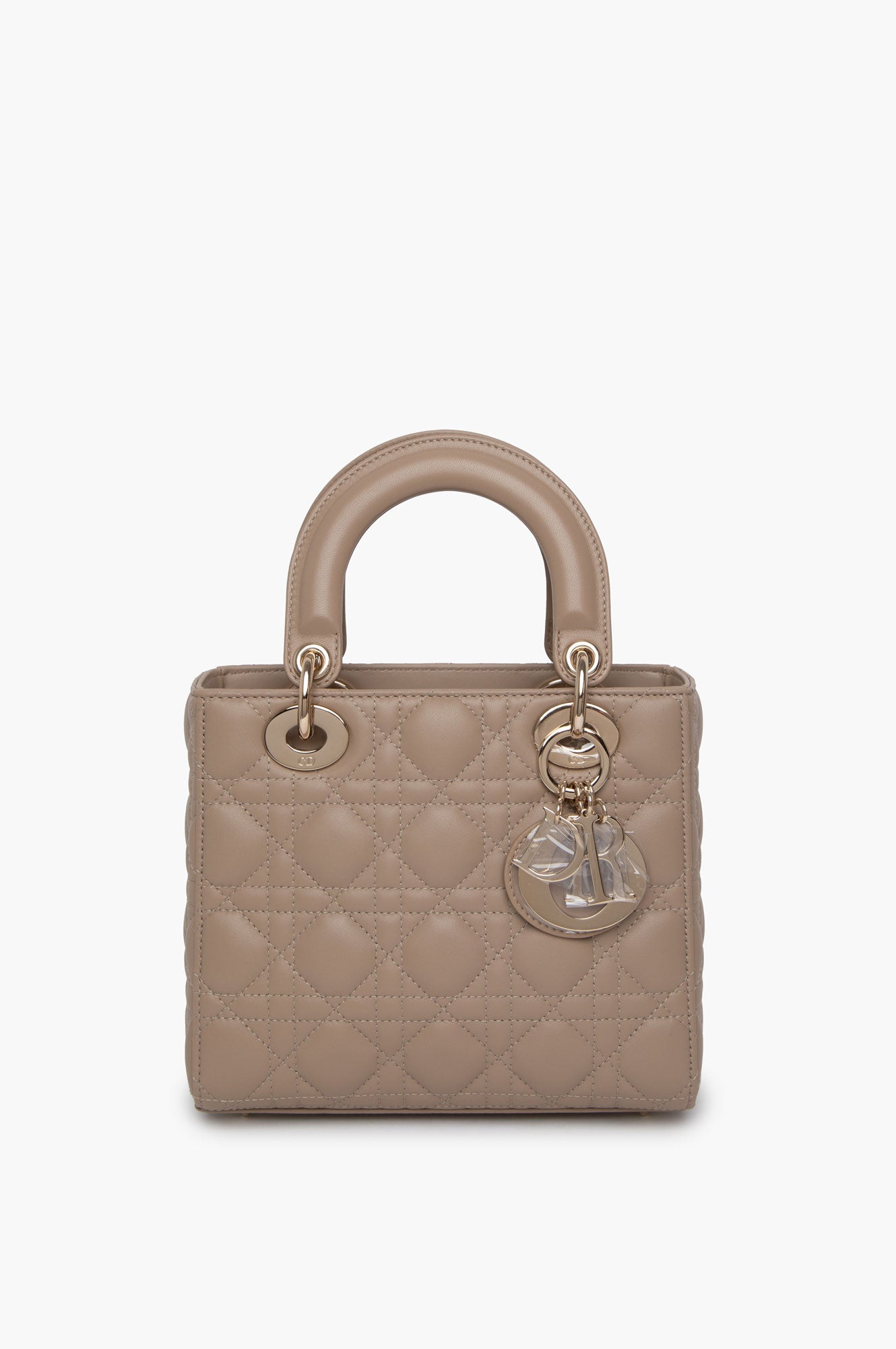 Christian Dior Hazelnut Small Lady Dior My ABCDior Bag