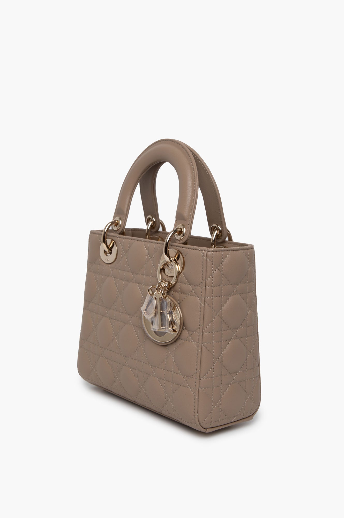 Christian Dior Hazelnut Small Lady Dior My ABCDior Bag