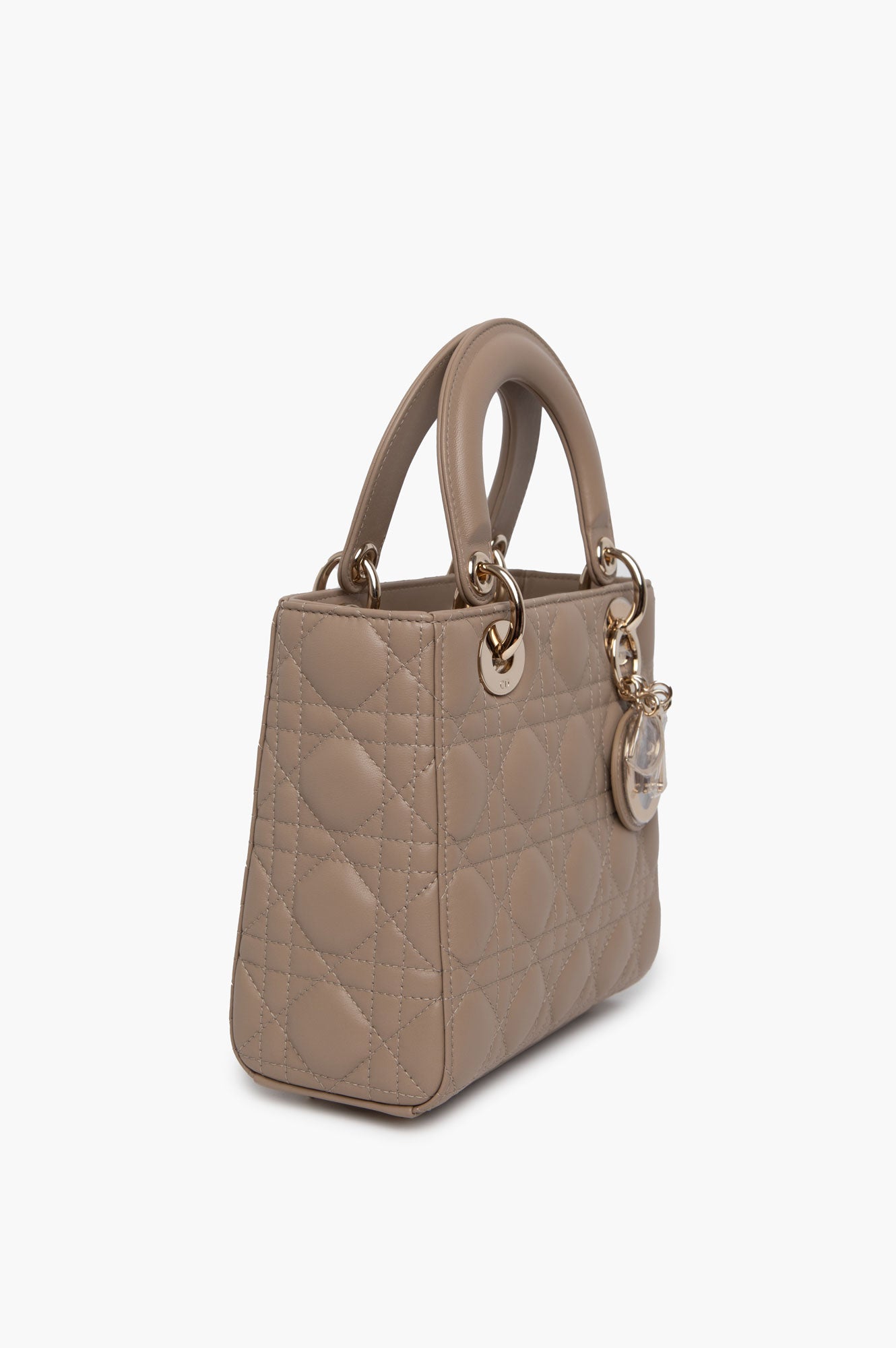 Christian Dior Hazelnut Small Lady Dior My ABCDior Bag