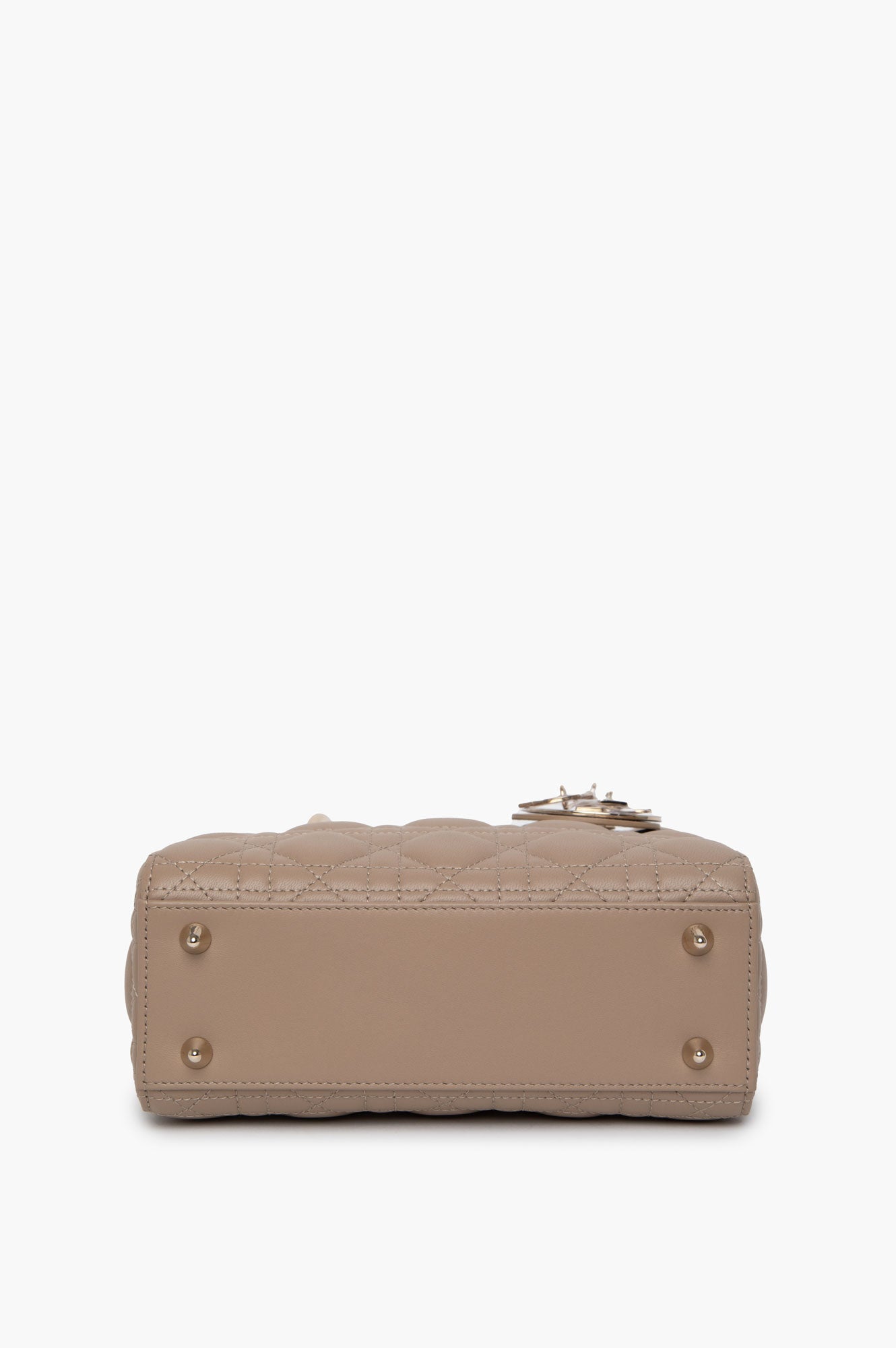 Christian Dior Hazelnut Small Lady Dior My ABCDior Bag