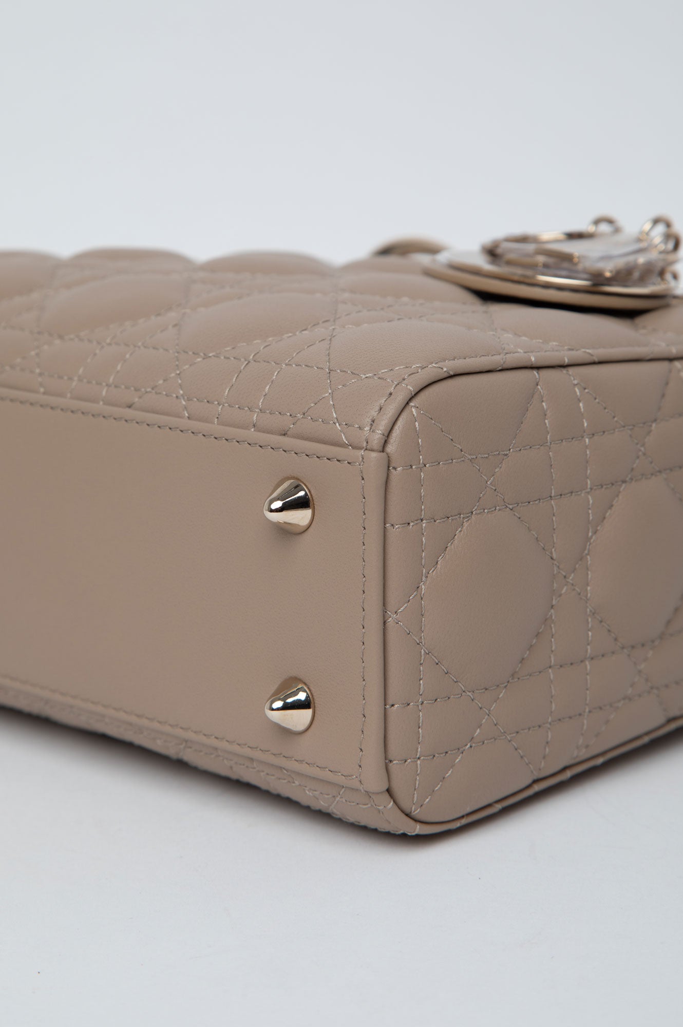 Christian Dior Hazelnut Small Lady Dior My ABCDior Bag