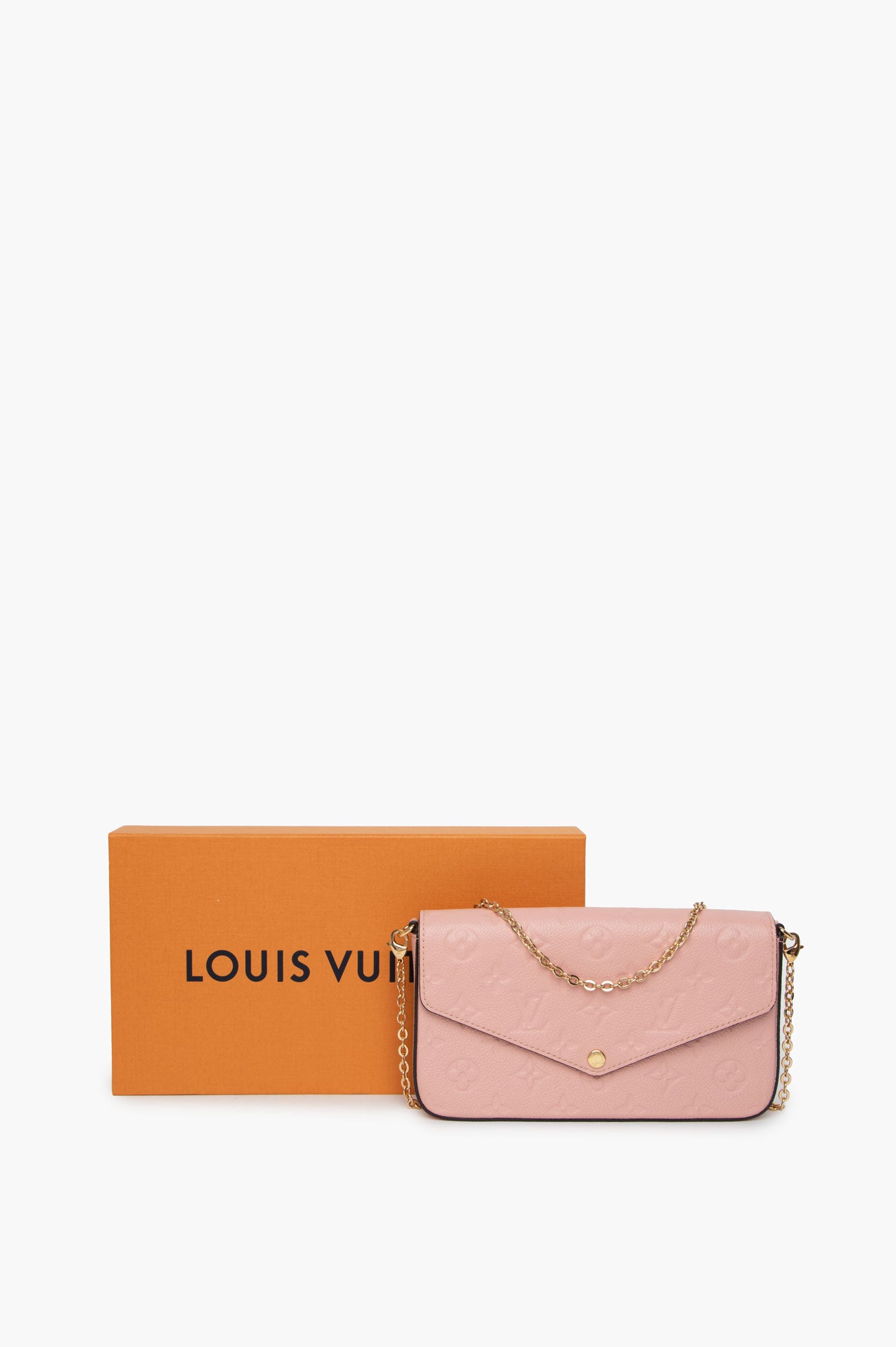 Louis Vuitton Pink Empreinte Pochette Bag