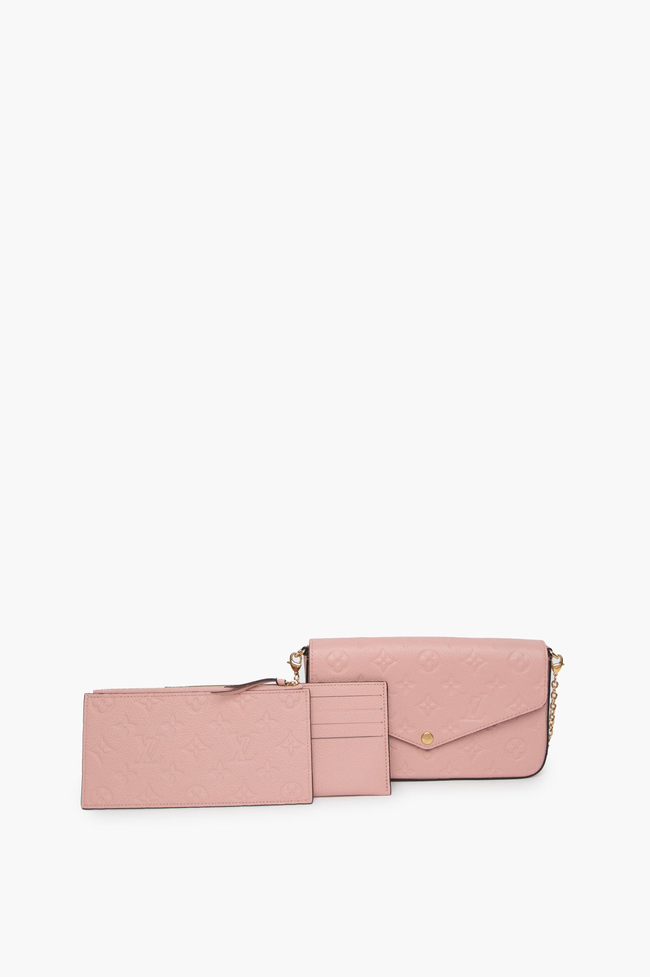 Louis Vuitton Pink Empreinte Pochette Bag