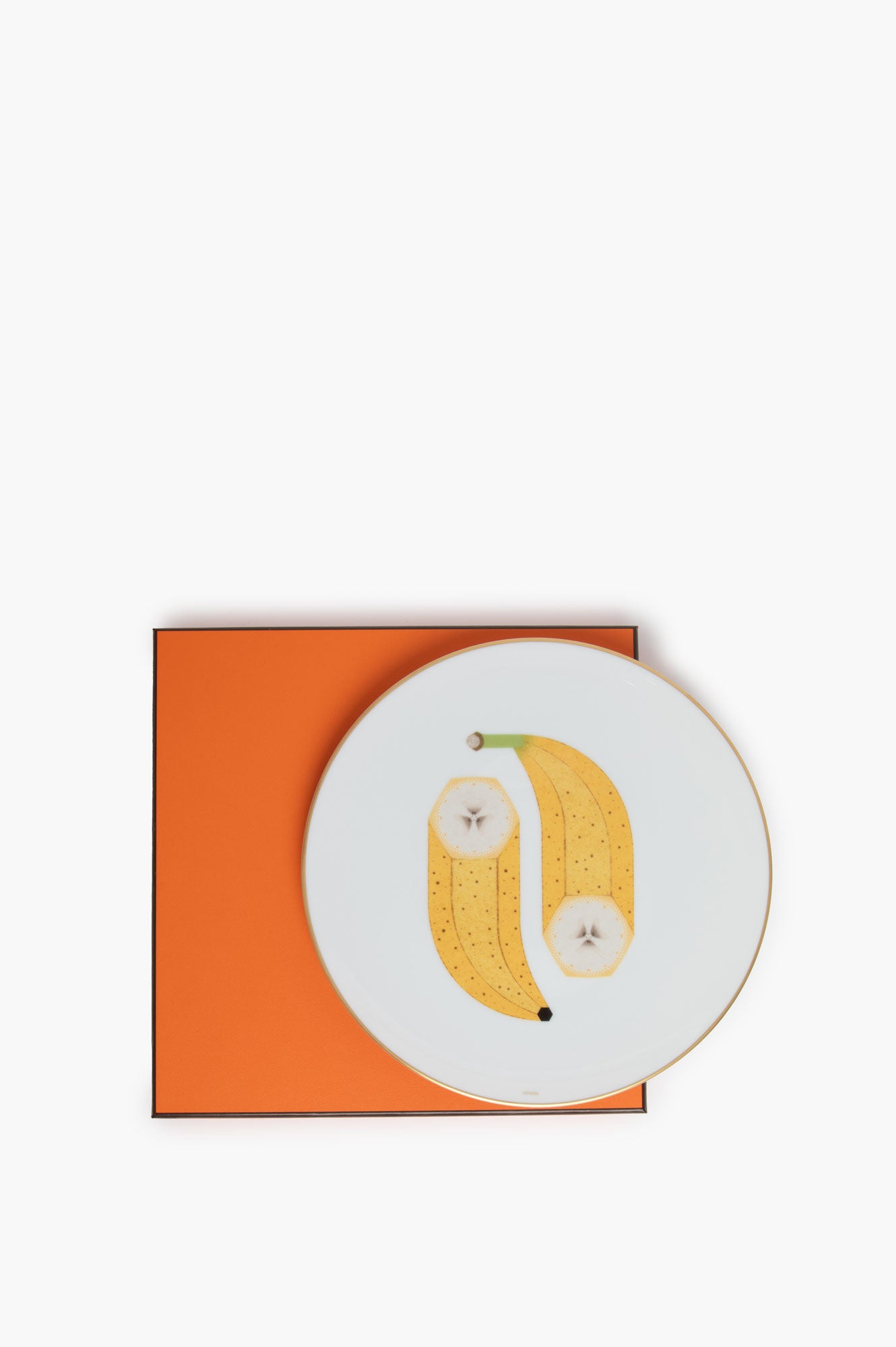 Hermes Banana Kaorumi Dressert Plate
