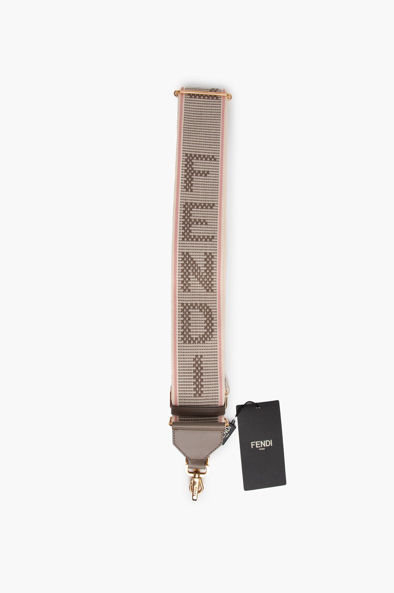 Fendi Beige Strap You Canvas Strap