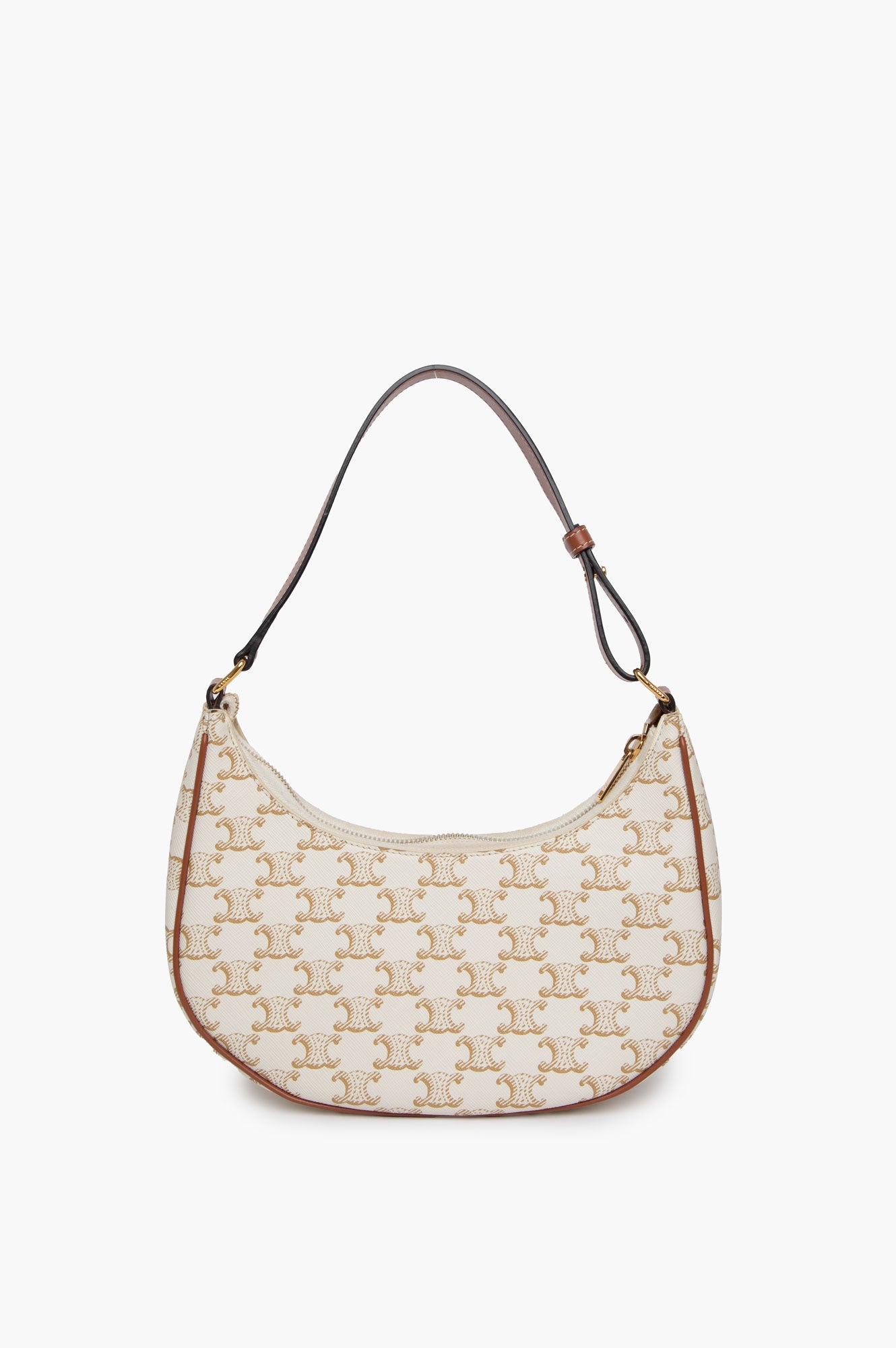 Celine White Triomphe Ava Bag