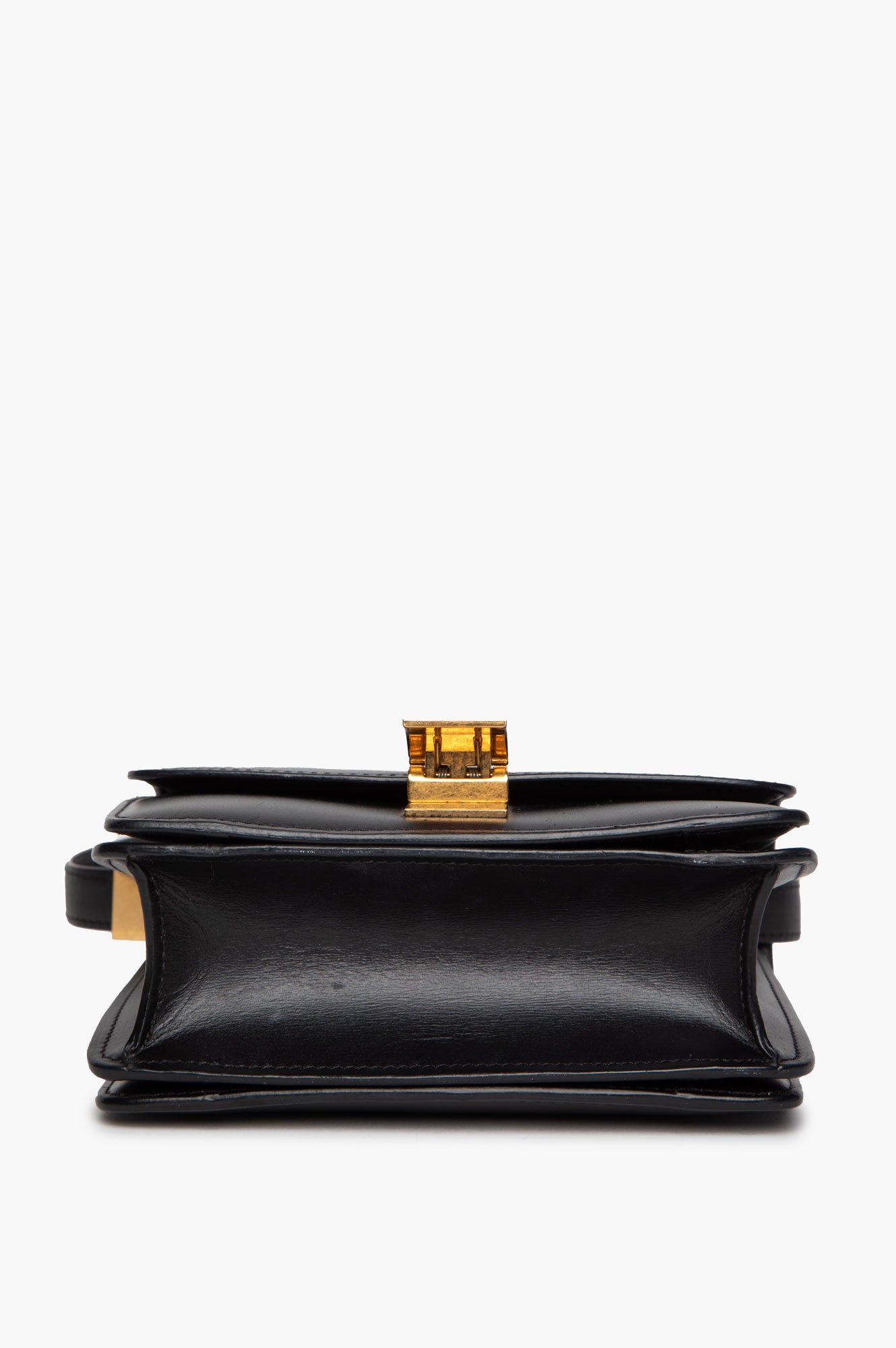 Celine Black Smooth Calfskin Small Classic Box Bag