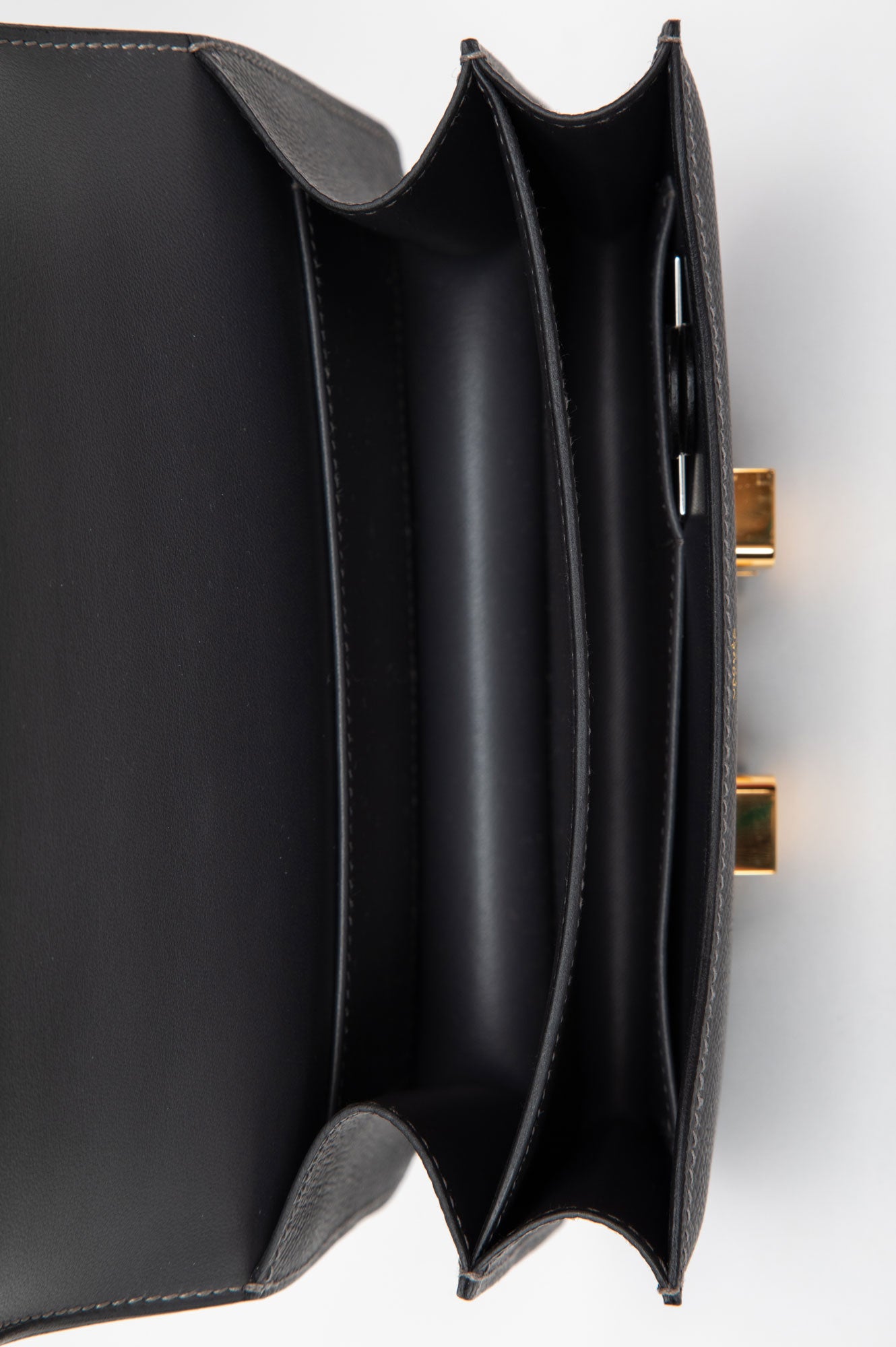 Hermès Constance 18 Graphite Epsom Leather with Gold Hardware