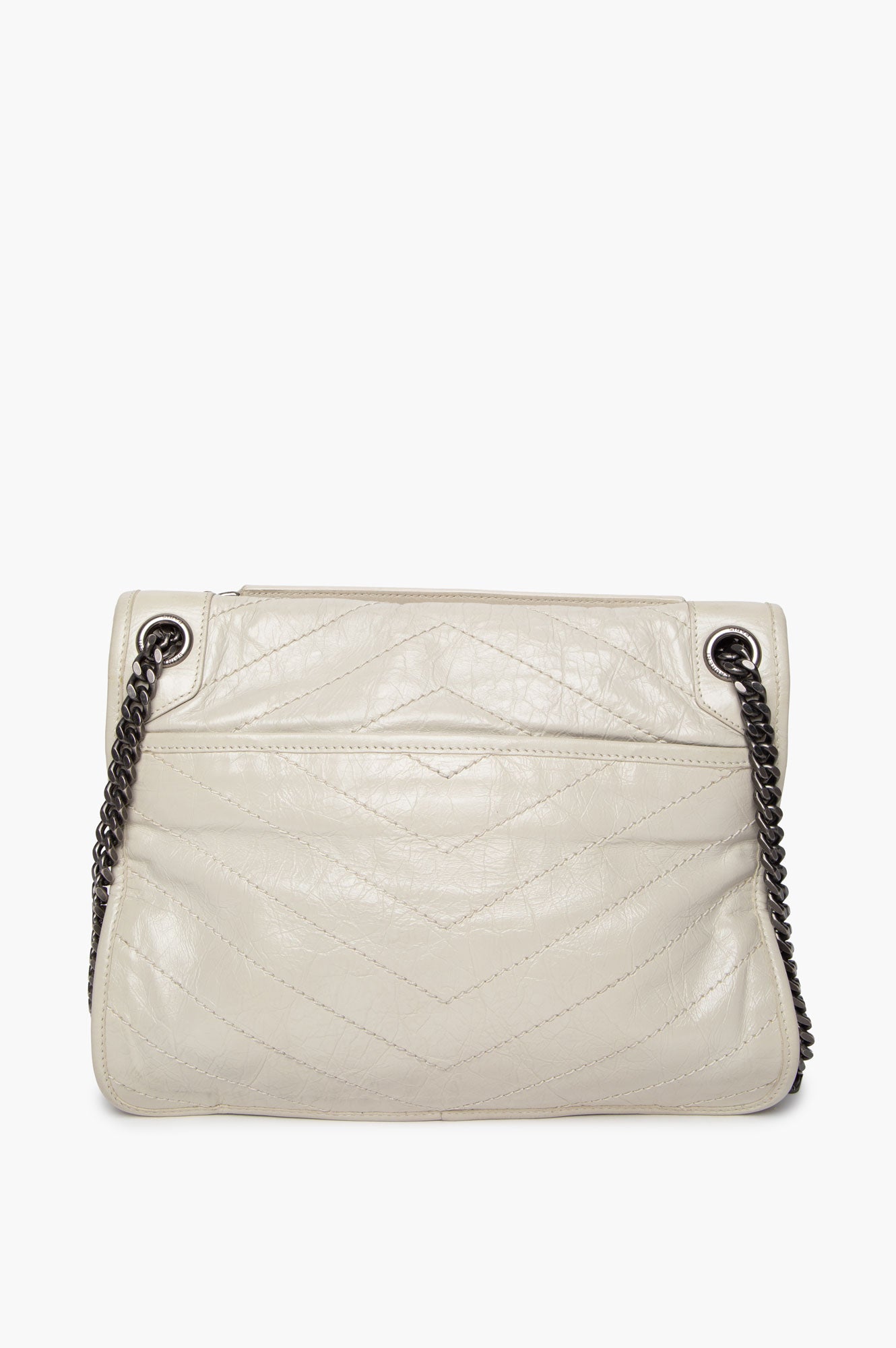 Saint Laurent Off White Medium Niki Bag
