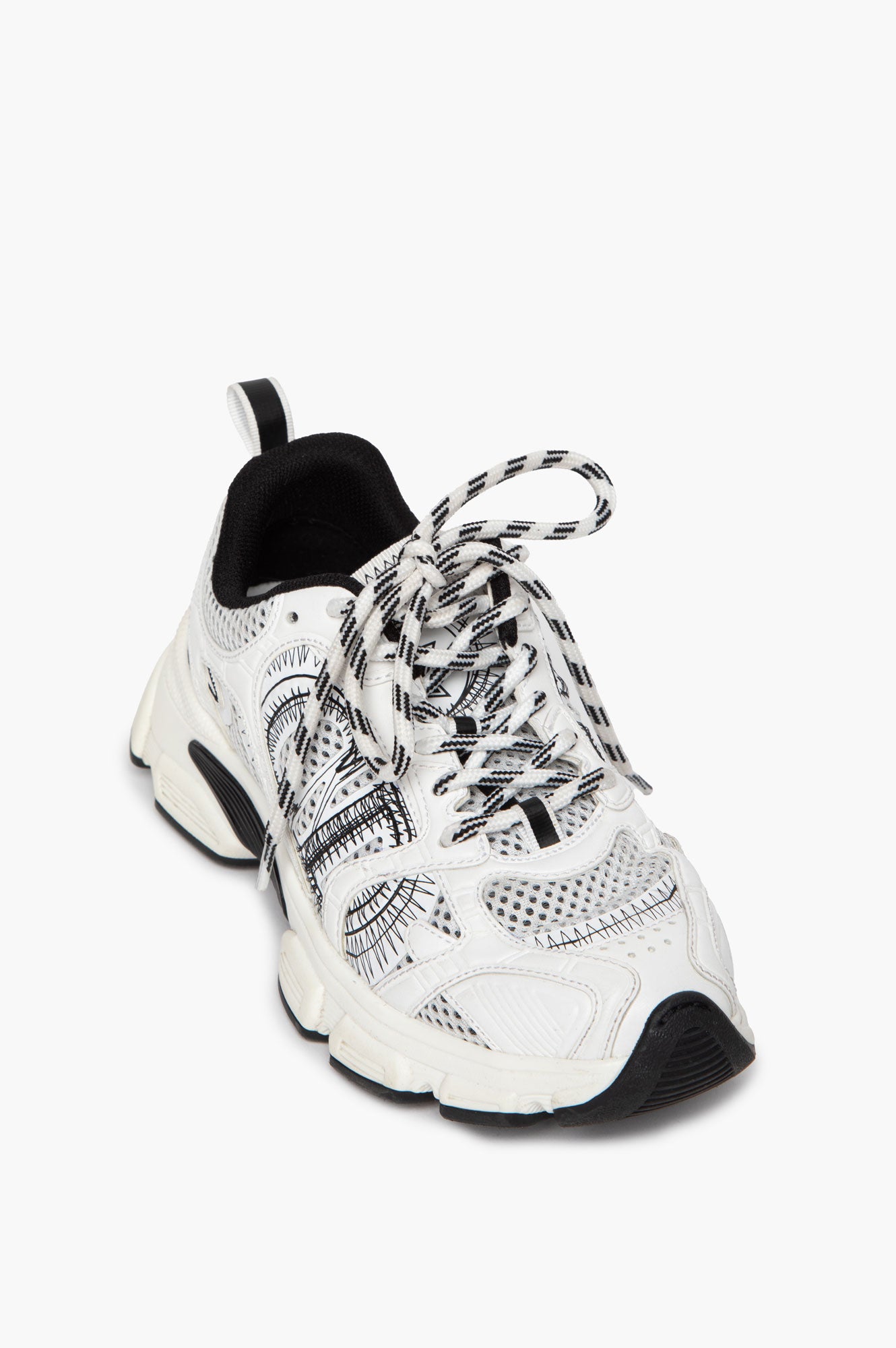 Christian Dior White Mesh Chrono Sneakers Size 36
