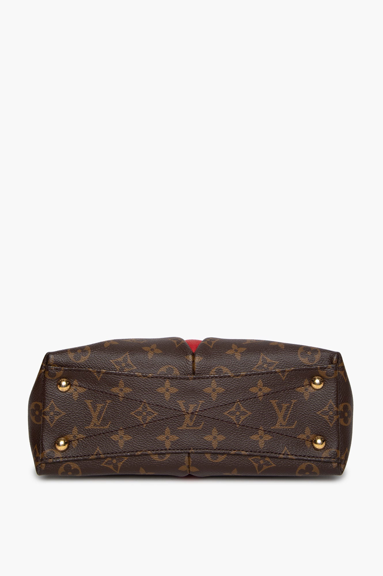 Louis Vuitton Monogram Canvas Cherry Leather V Tote BB