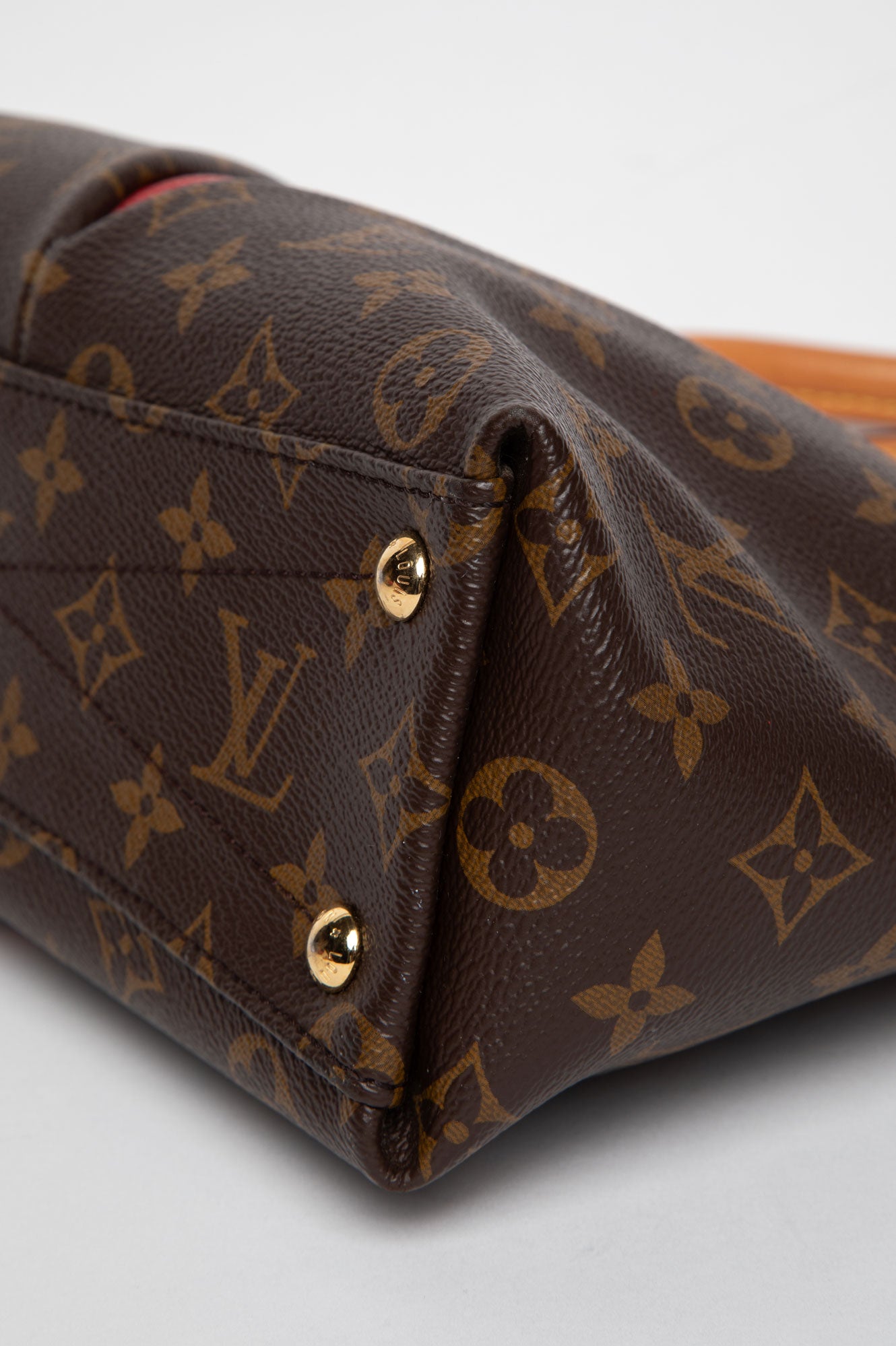 Louis Vuitton Monogram Canvas Cherry Leather V Tote BB