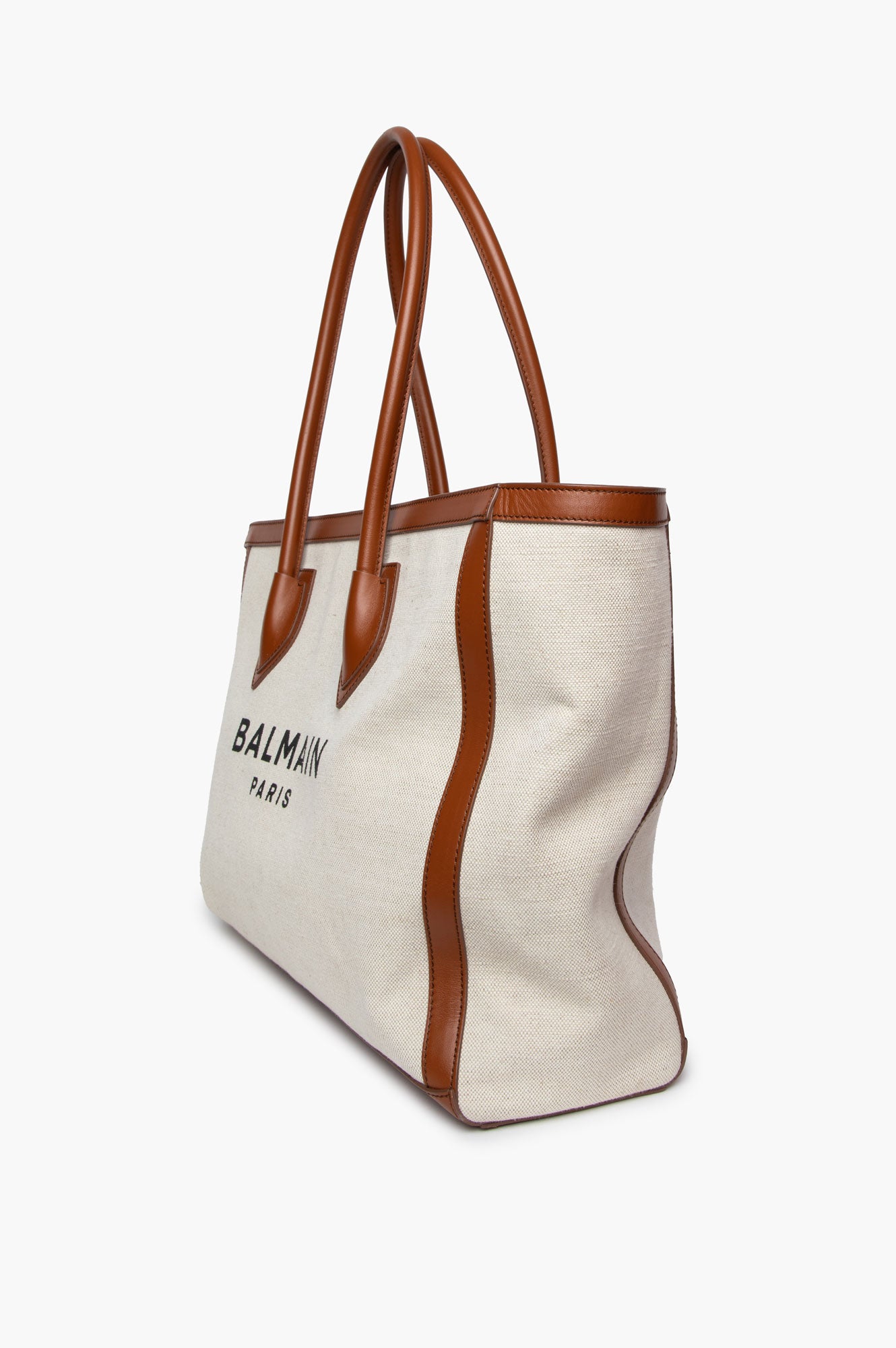 Balmain Large B-Army Canvas Tote Bag
