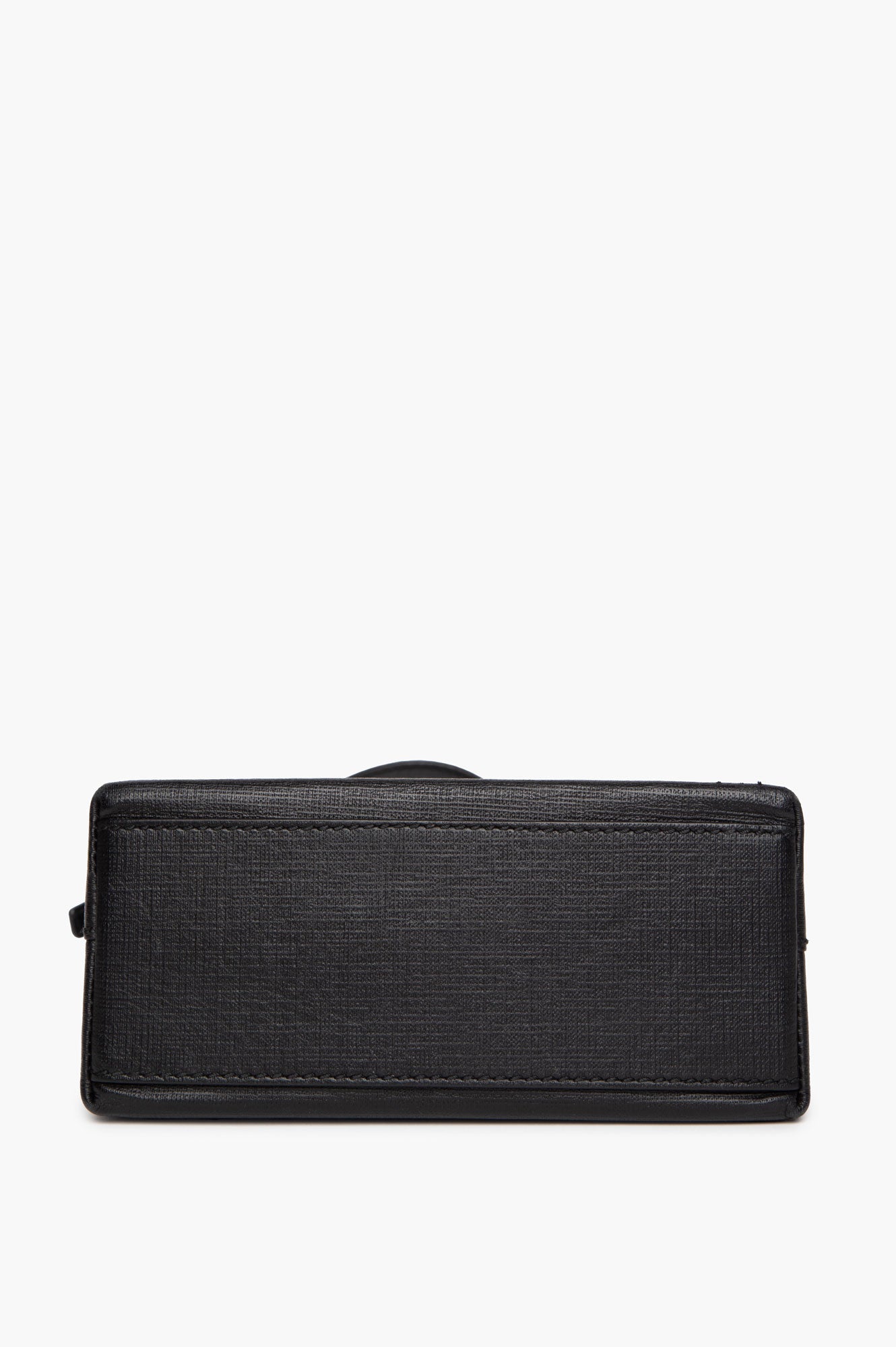 Balenciaga Black Embossed Calfskin XXS Shopping Tote