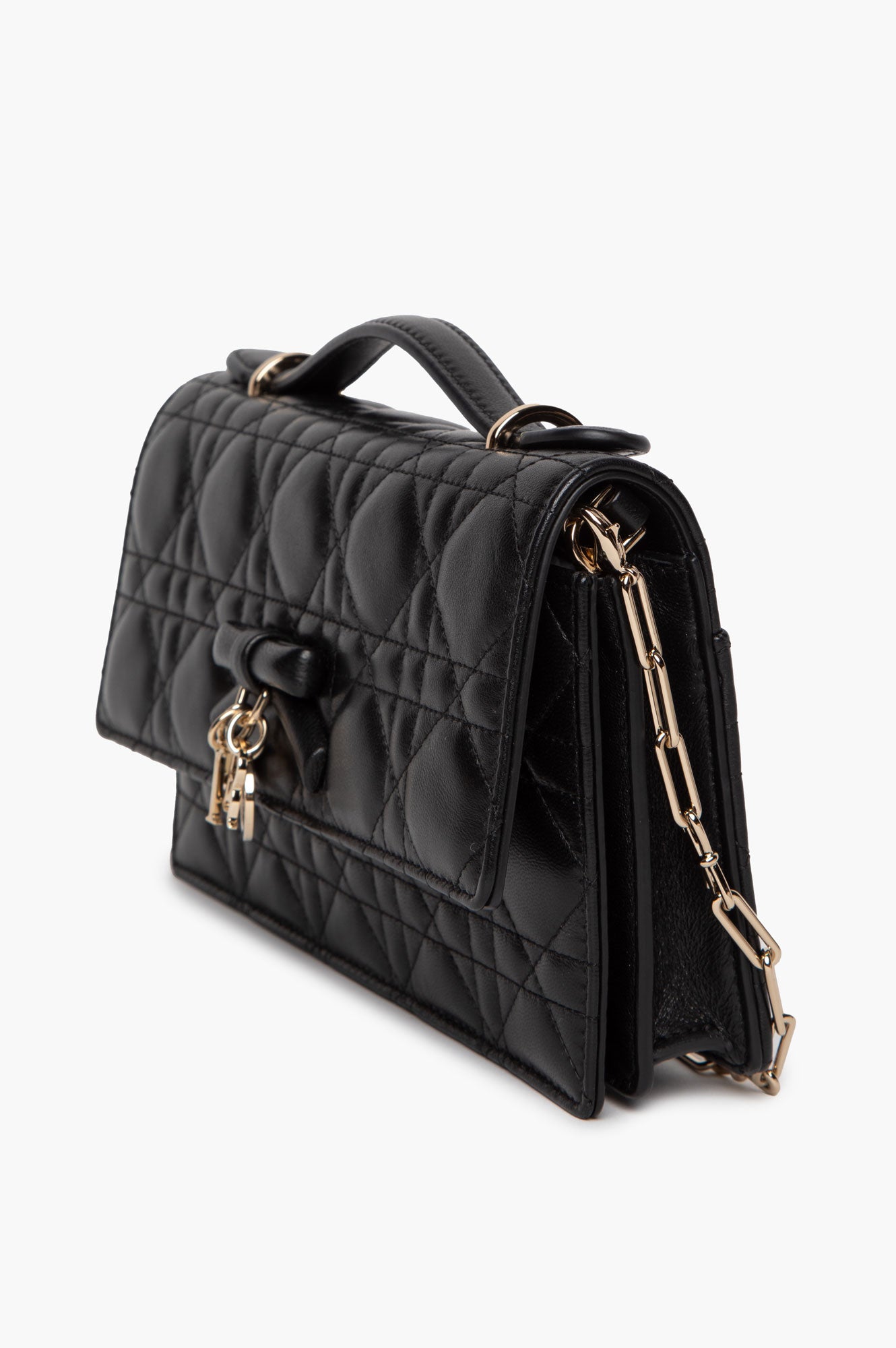 Christian Dior Black Cannage Lambskin My Dior Mini Bag