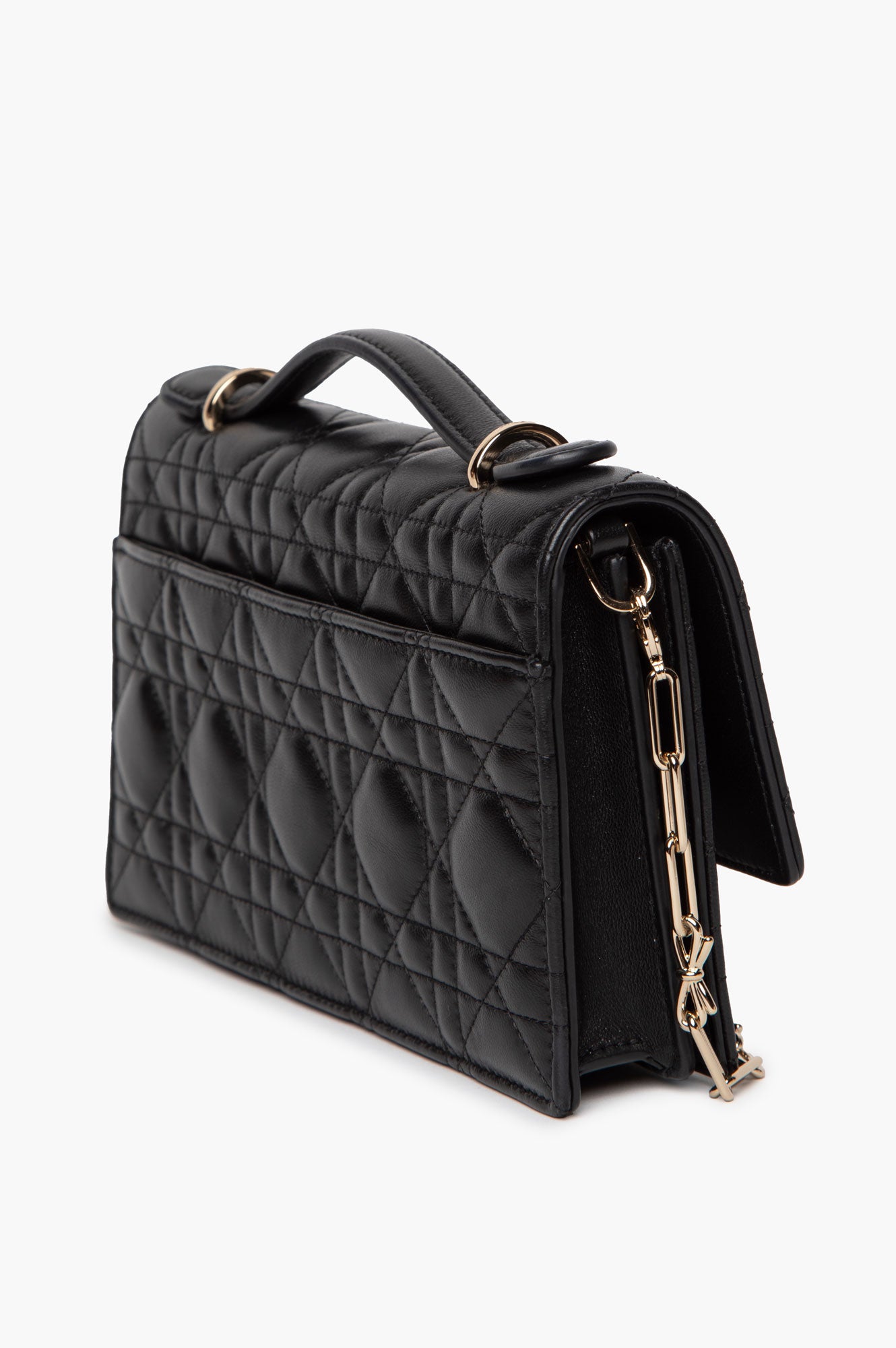 Christian Dior Black Cannage Lambskin My Dior Mini Bag